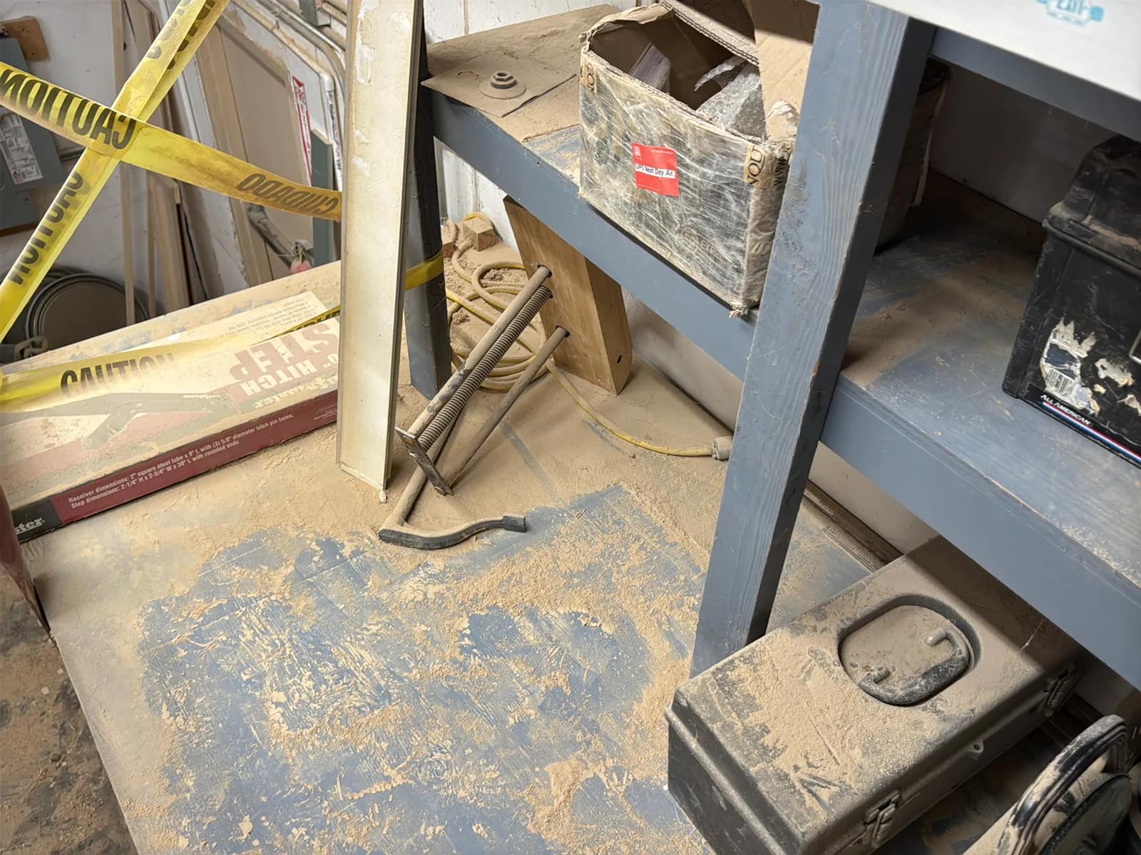 Contents Of Shelves: Cabinet Hardware, Tools, Hardware, Casters, Wire Mesh, Pivot Hinges, And More, photo 28 of 28