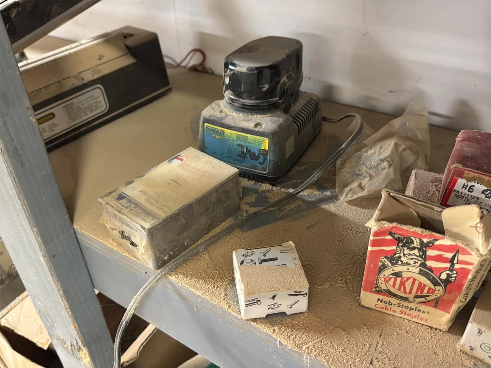 Contents Of Shelves: Cabinet Hardware, Tools, Hardware, Casters, Wire Mesh, Pivot Hinges, And More, photo 19 of 28