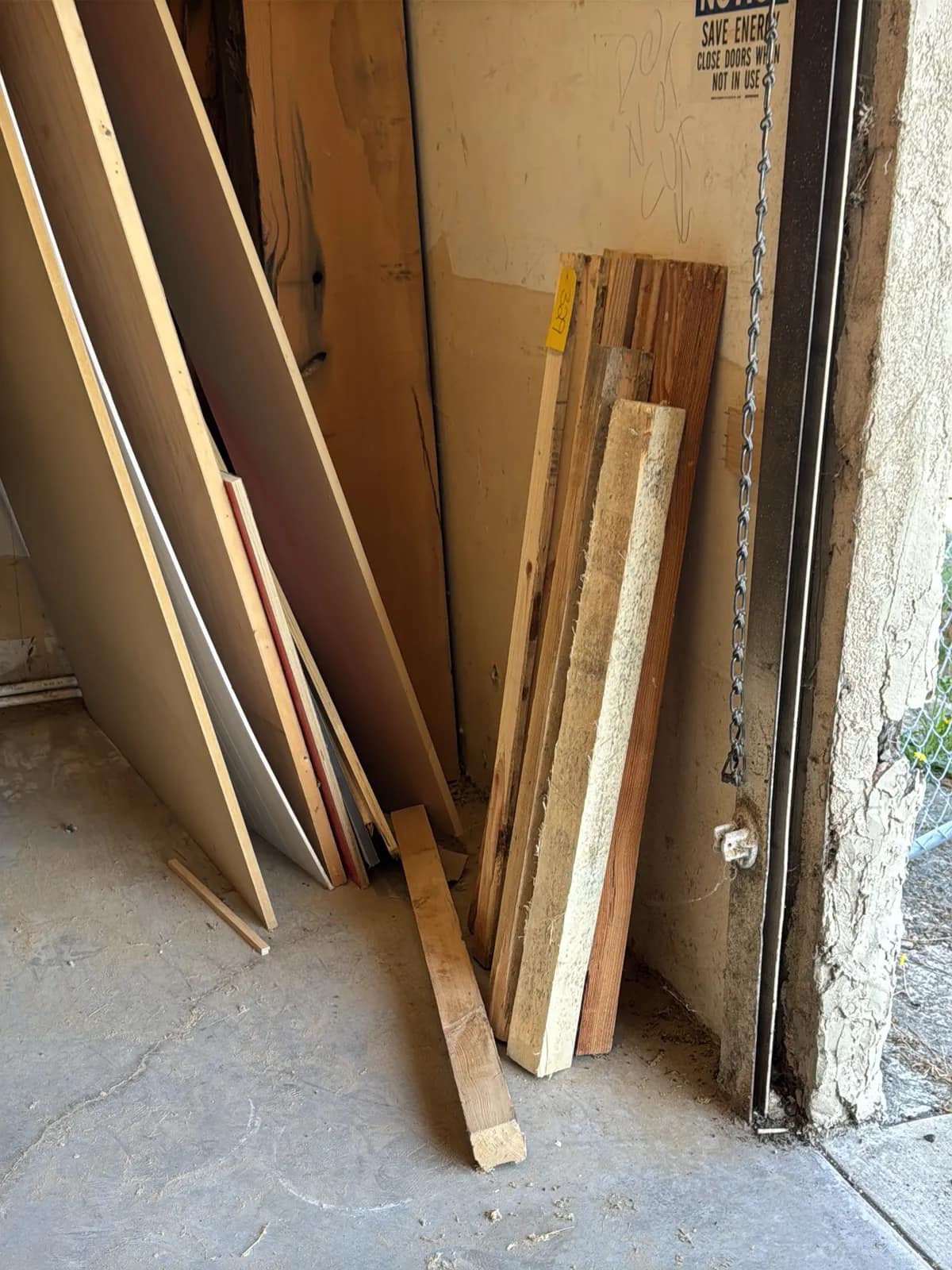 Contents Of Corner: Assorted Wood, photo 2 of 11