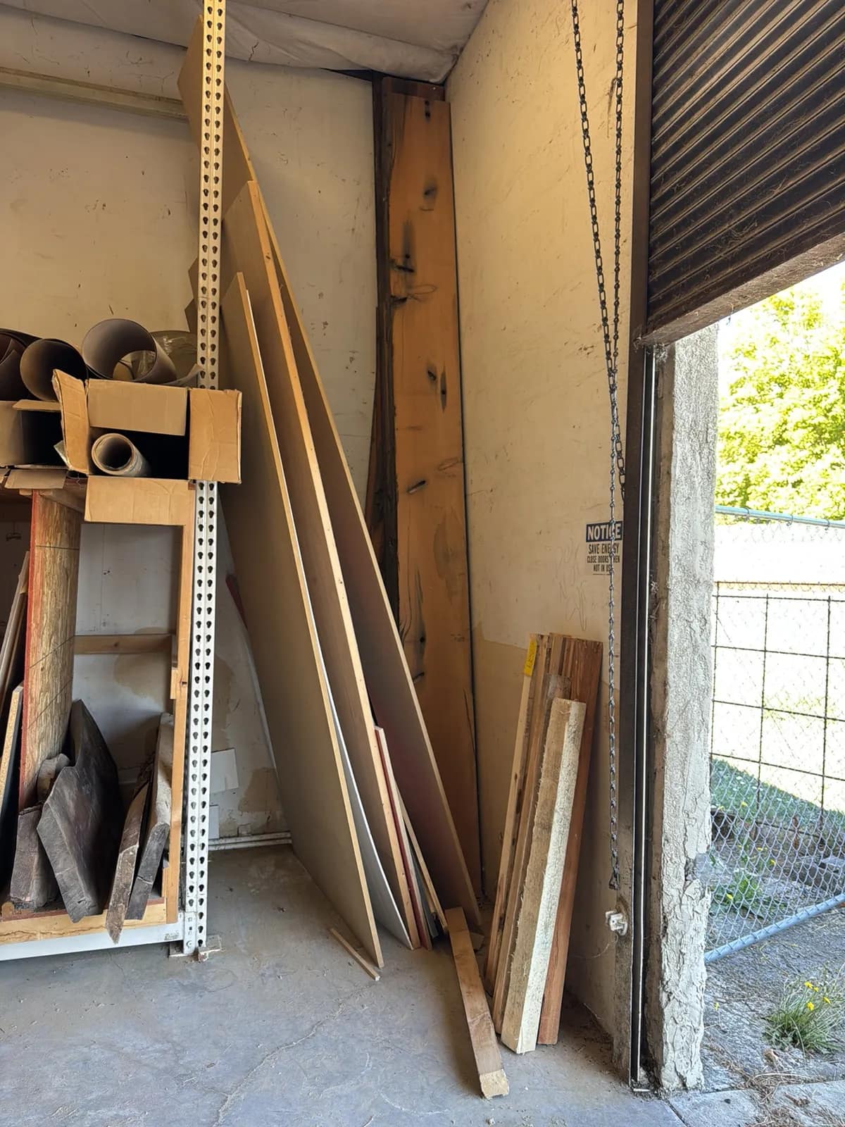 Contents Of Corner: Assorted Wood, photo 1 of 11