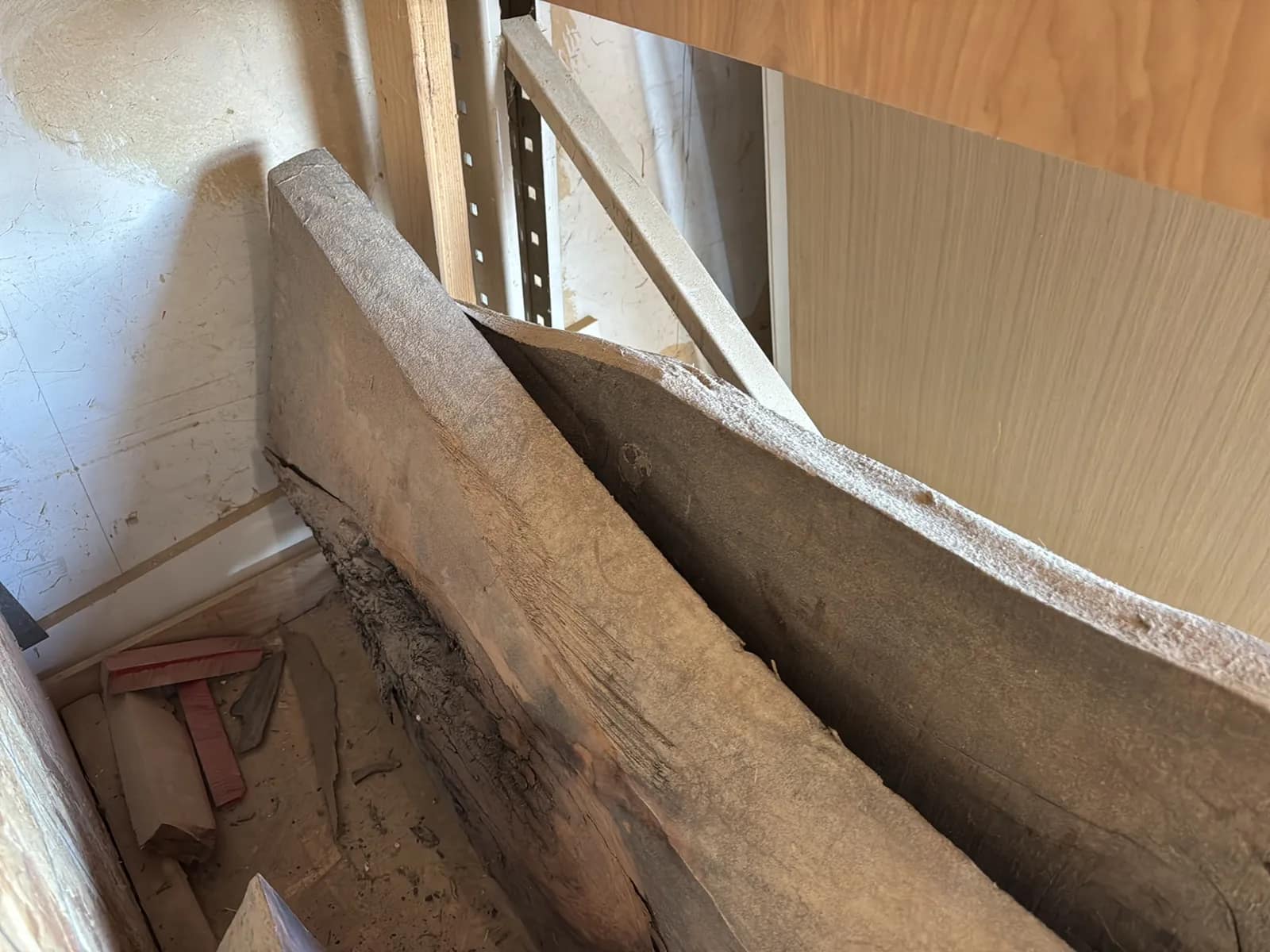 Contents Of Rack: Live Edge Slabs, Vaneer, And Safety Fencing, photo 5 of 21