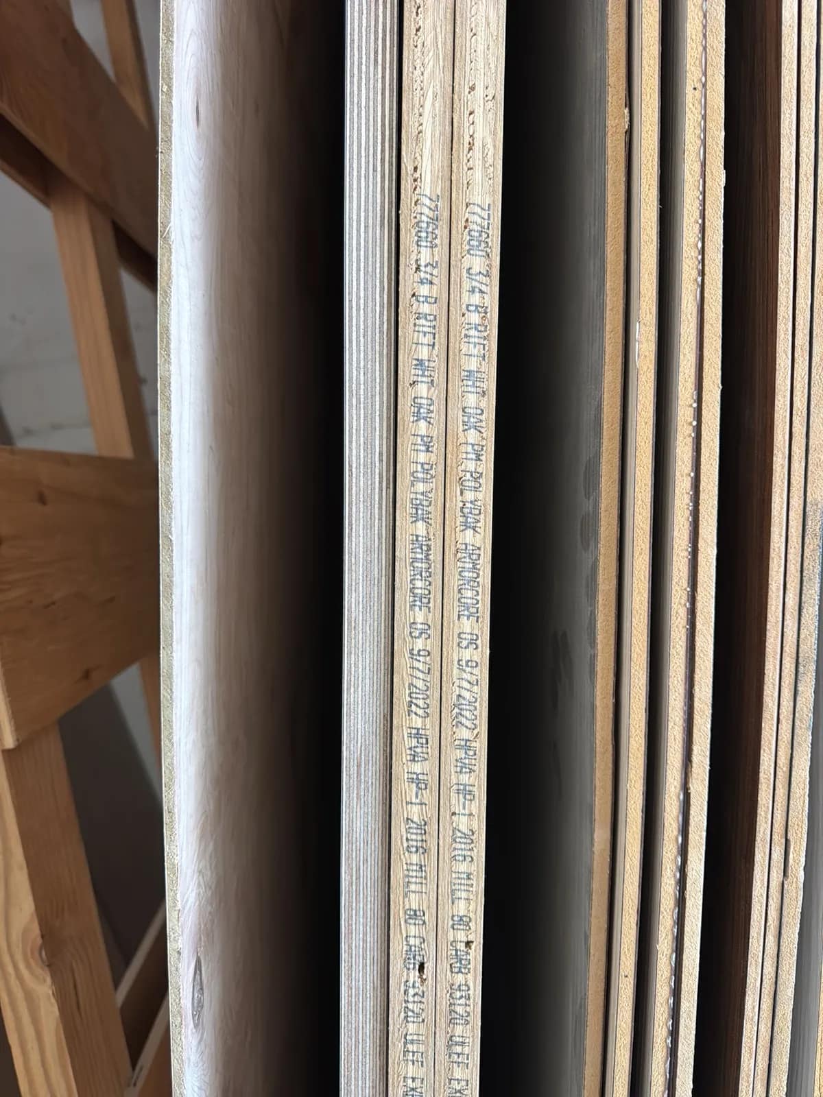 Contents Of Rack: Assorted 8’ Wood Sheets and More, photo 7 of 18