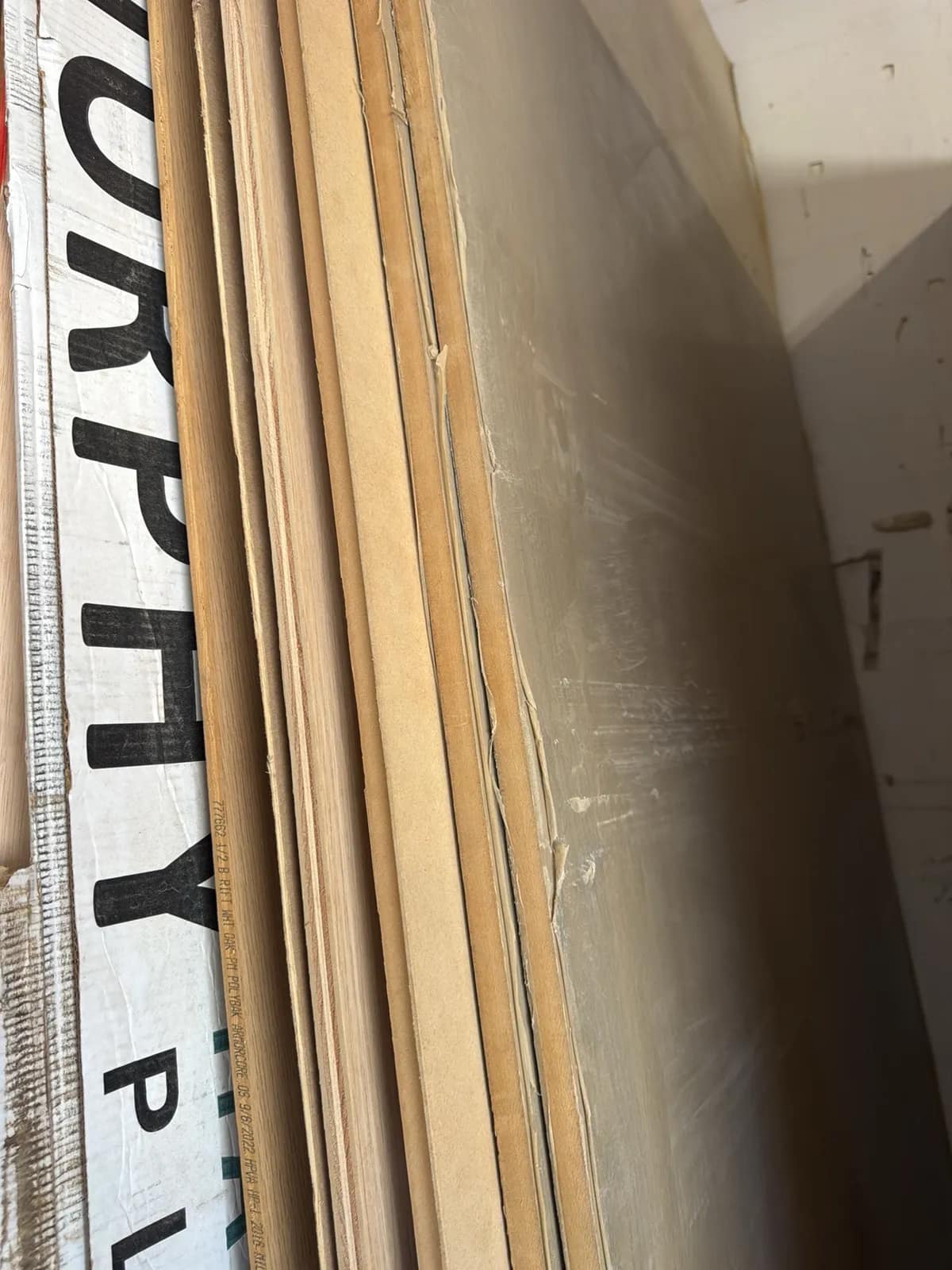 Contents Of Rack: Assorted 8’ Wood Sheets and More, photo 15 of 18
