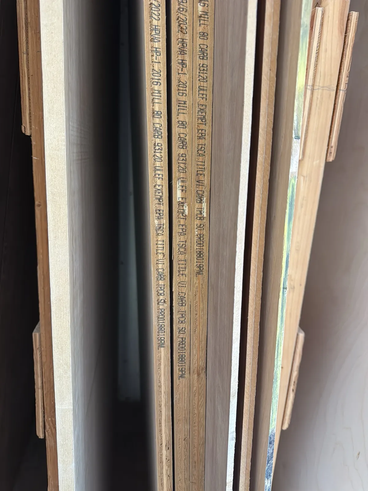 Contents Of Rack: Assorted 8’ Wood Sheets and More, photo 10 of 18