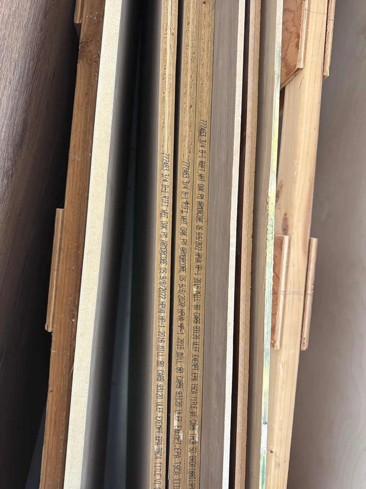 Contents Of Rack: Assorted 8’ Wood Sheets and More, photo 9 of 18