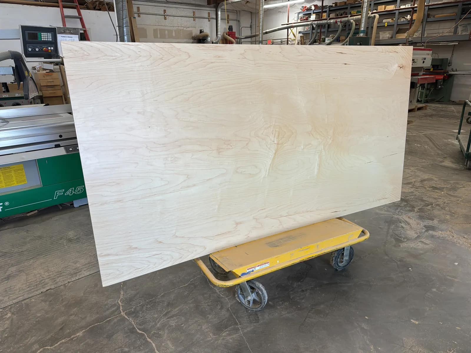 Shop Cart And Contents: 4'x8’ Wood Sheets, photo 1 of 9