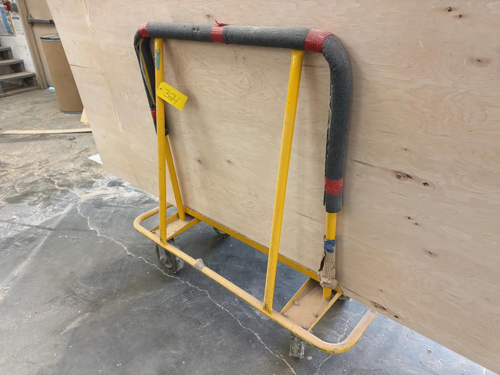 Shop Cart And Contents: 4'x8’ Wood Sheets, photo 3 of 9