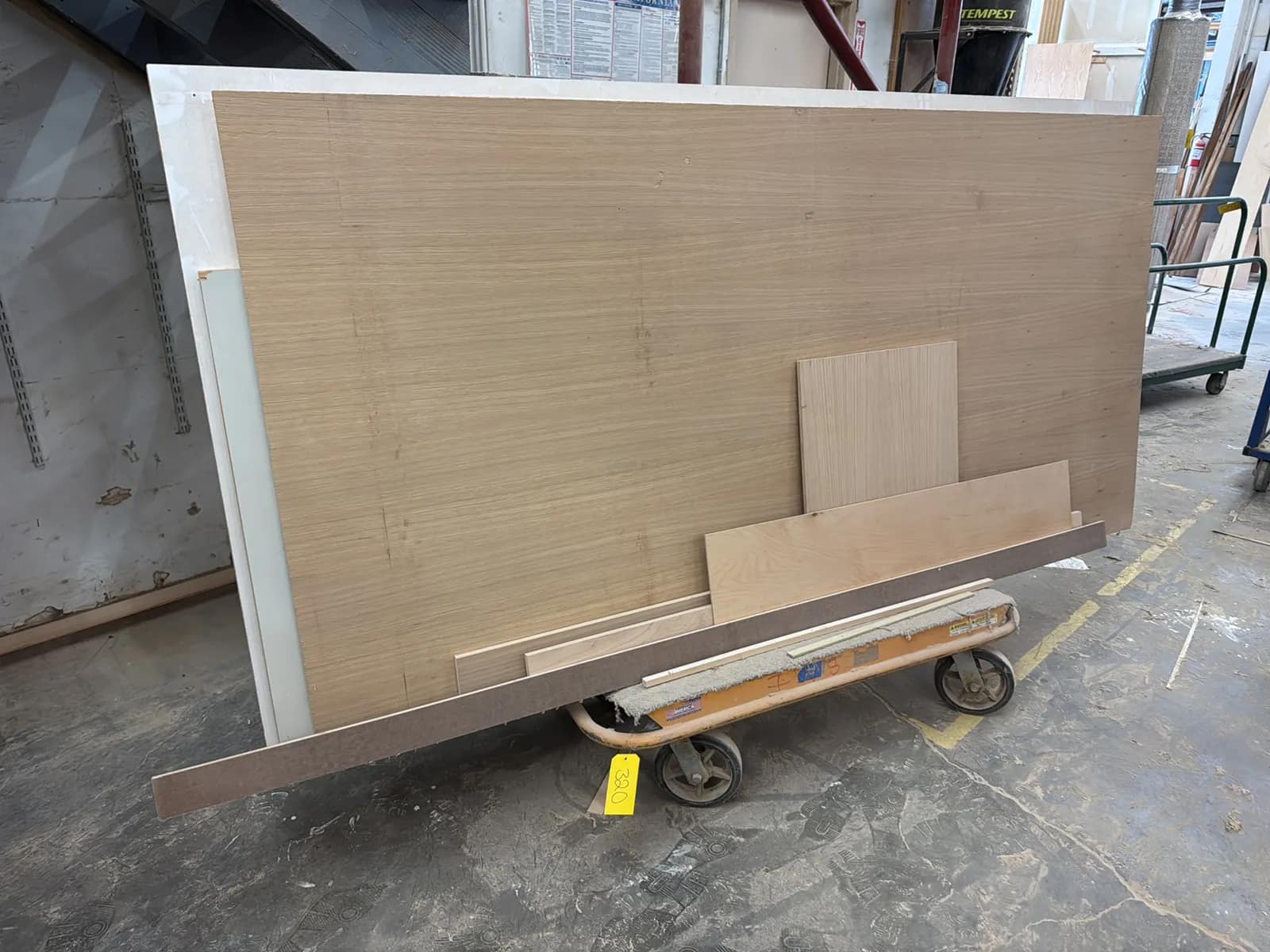 Material Cart And Contents: 8’ Wood Pieces, photo 1 of 12