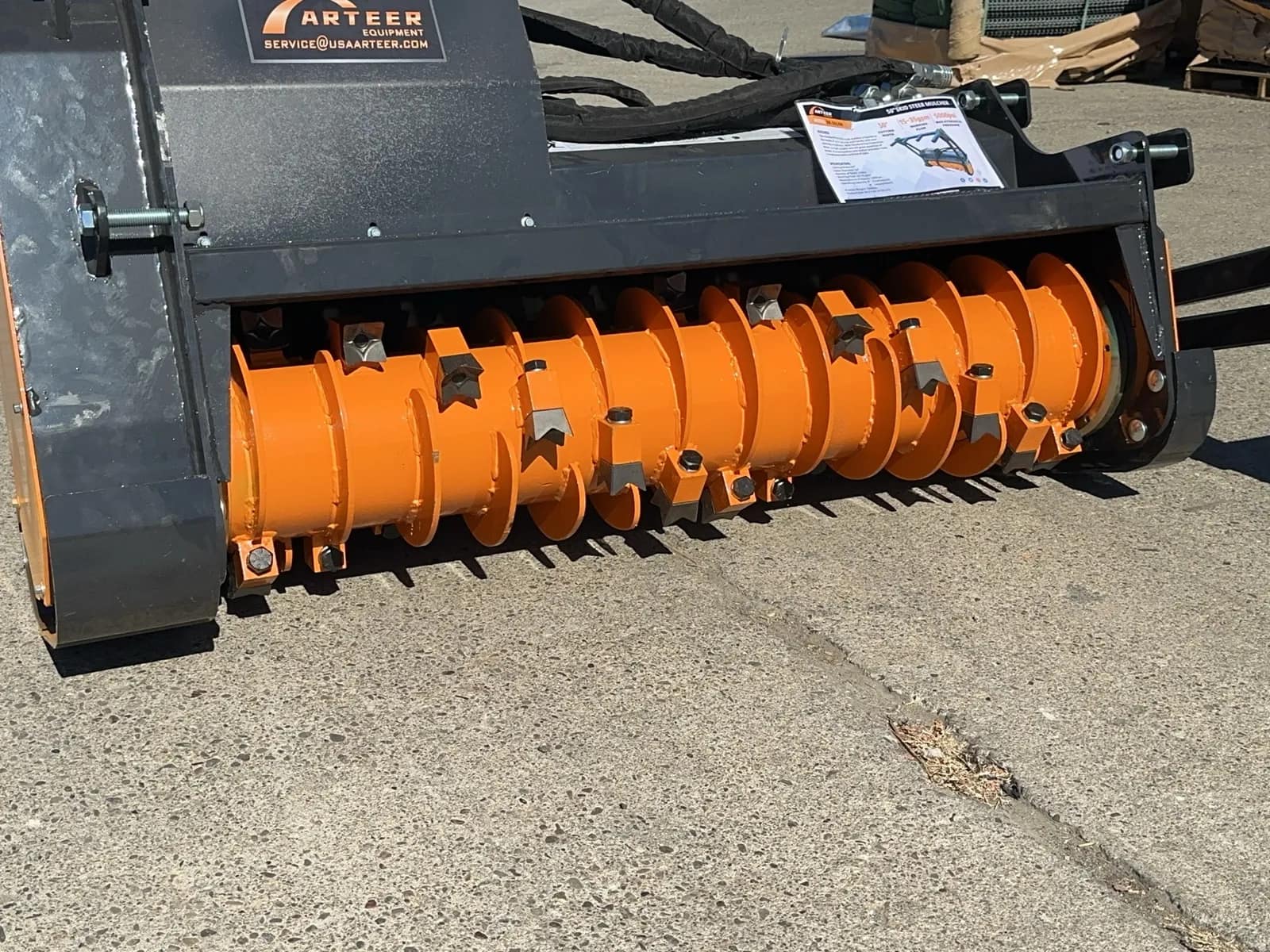 2026 Arteer RK-5014W 50" Skid Steer Mulcher (Unused), photo 4 of 14
