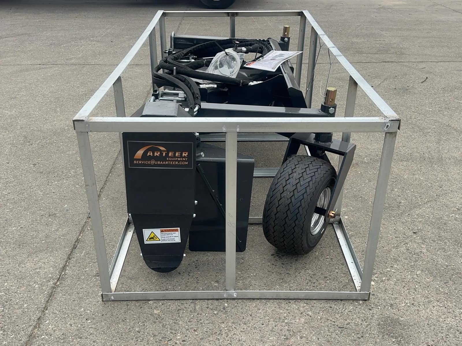 2026 Arteer SSPR-72W 72" Skid Steer Power Rake (Unused), photo 9 of 18
