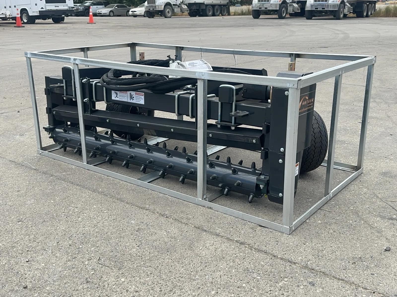 2026 Arteer SSPR-72W 72" Skid Steer Power Rake (Unused), photo 2 of 18