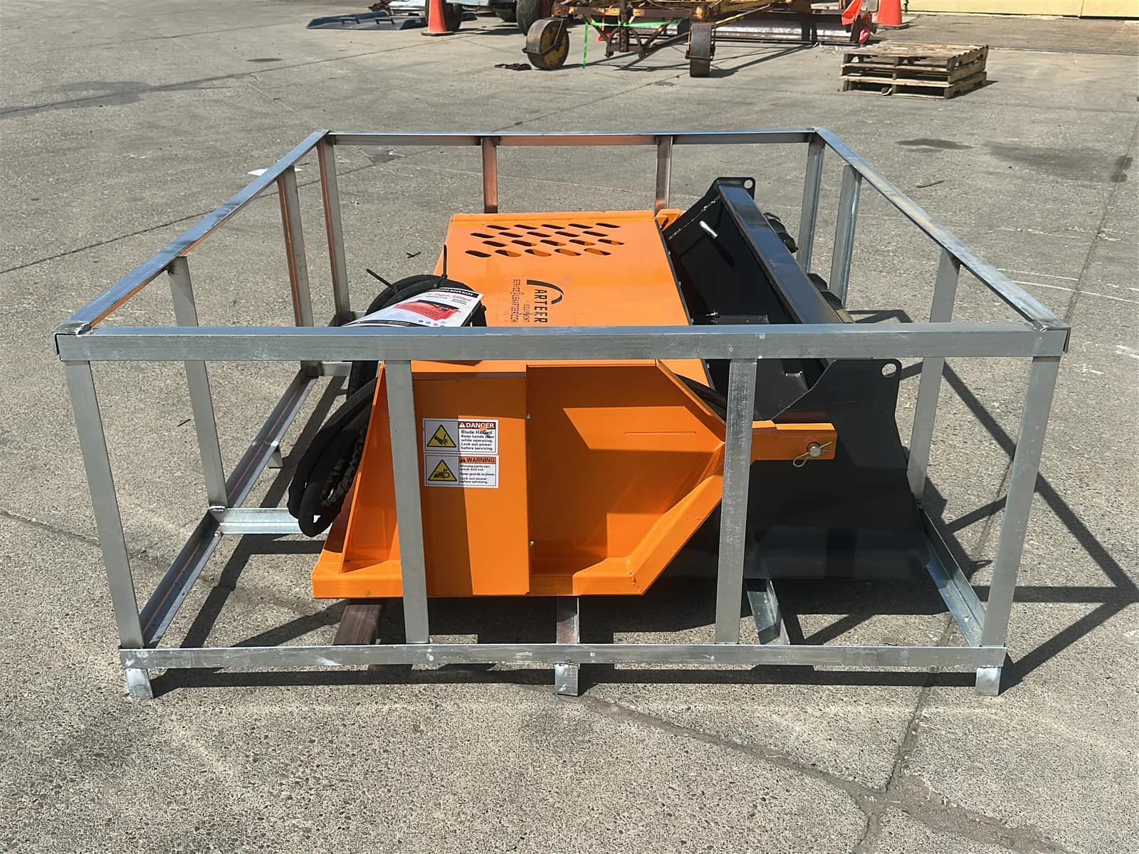 2026 Arteer LRR-74W 74" Skid Steer Landscape Rock Rake (Unused), photo 8 of 15