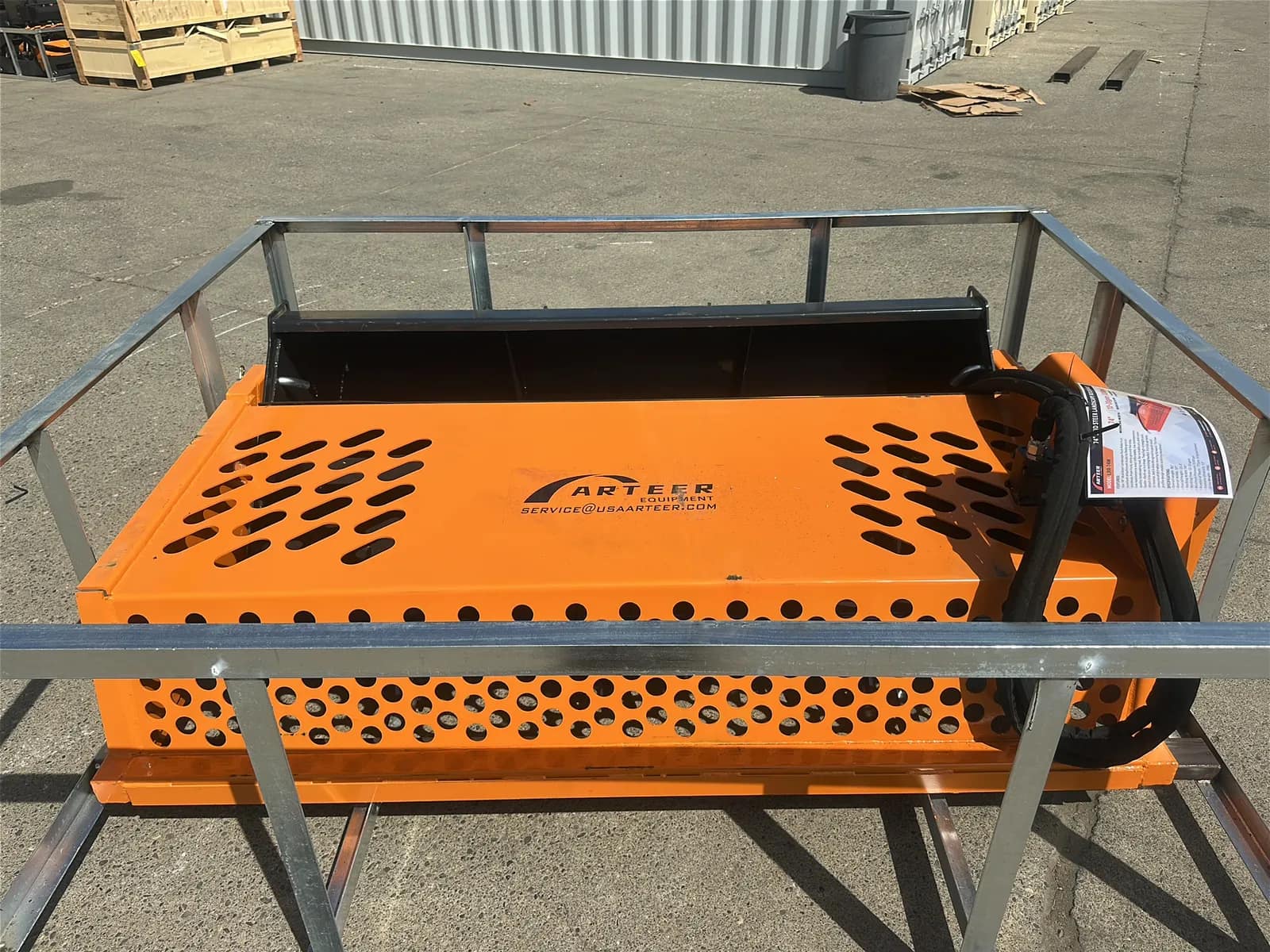 2026 Arteer LRR-74W 74" Skid Steer Landscape Rock Rake (Unused), photo 10 of 15