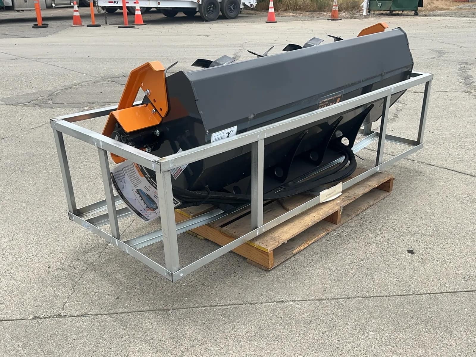 2026 Arteer RT-72W 72" Skid Steer Hydraulic Rotary Tiller (Unused), photo 8 of 11