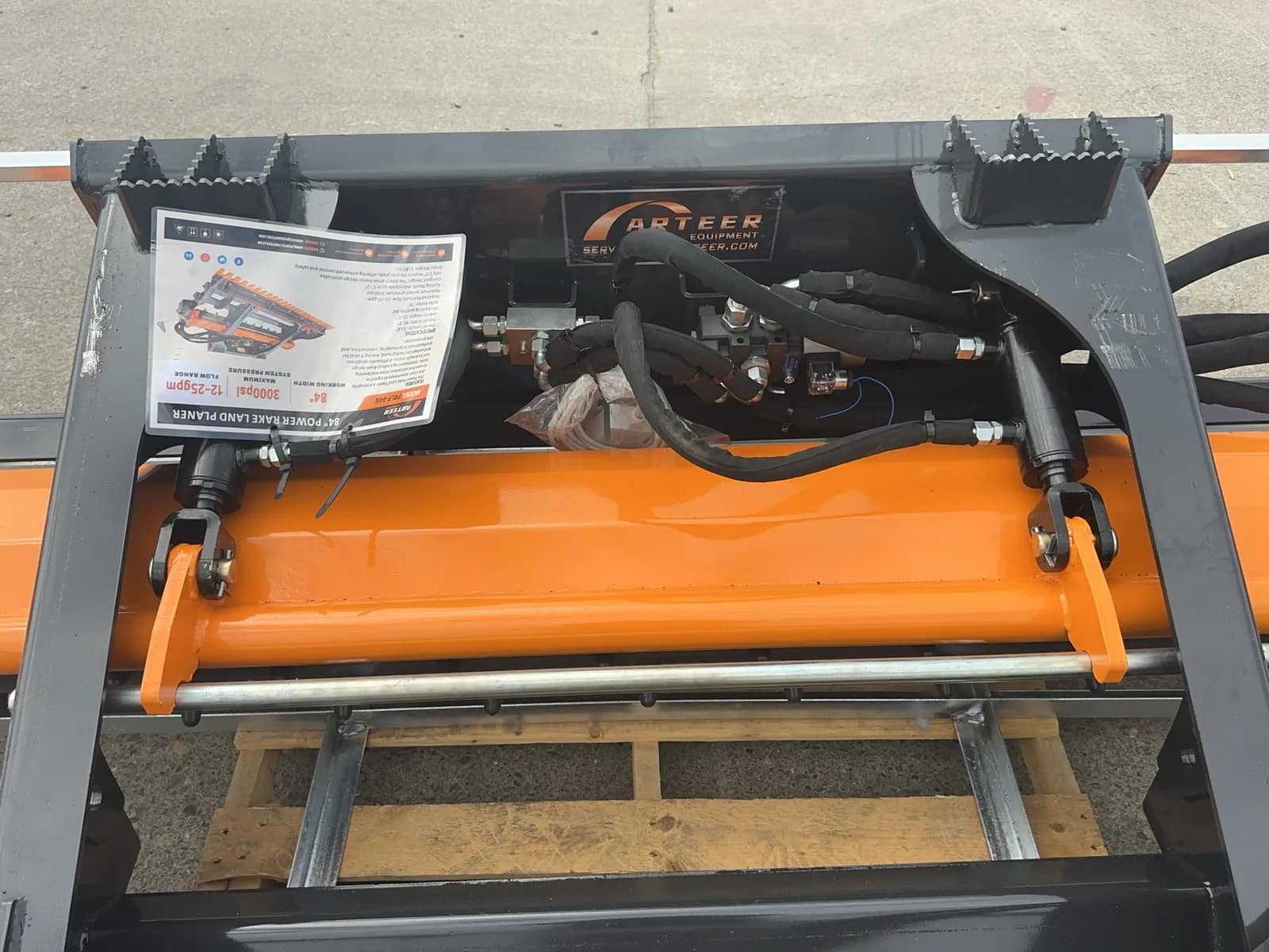 2026 Arteer PRLP-84W 84" Skid Steer Power Rake Land Planer (Unused), photo 14 of 17