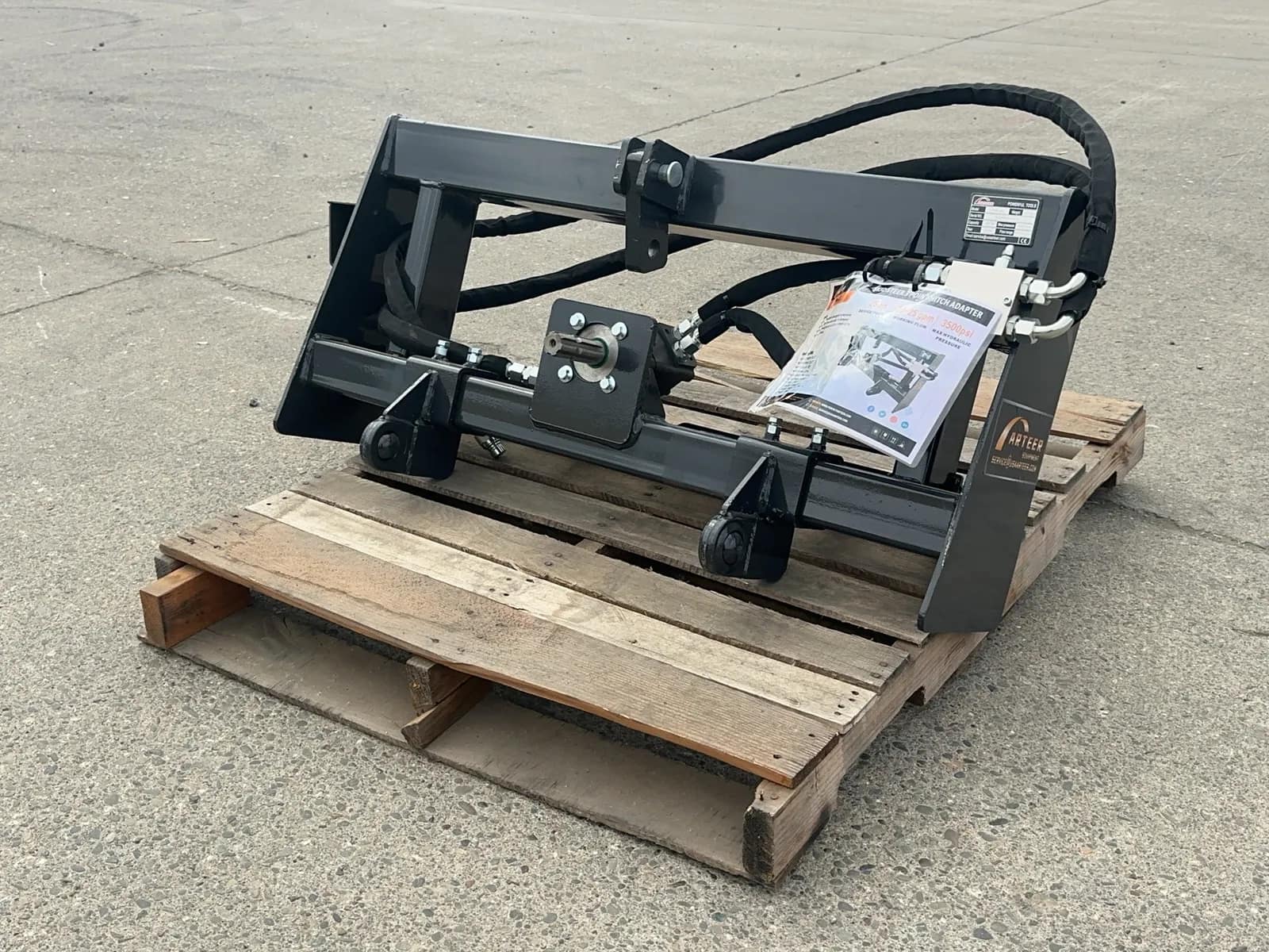 2026 Arteer PHA-2C Skid Steer 3-Point Hitch Adapter (Unused), photo 3 of 14