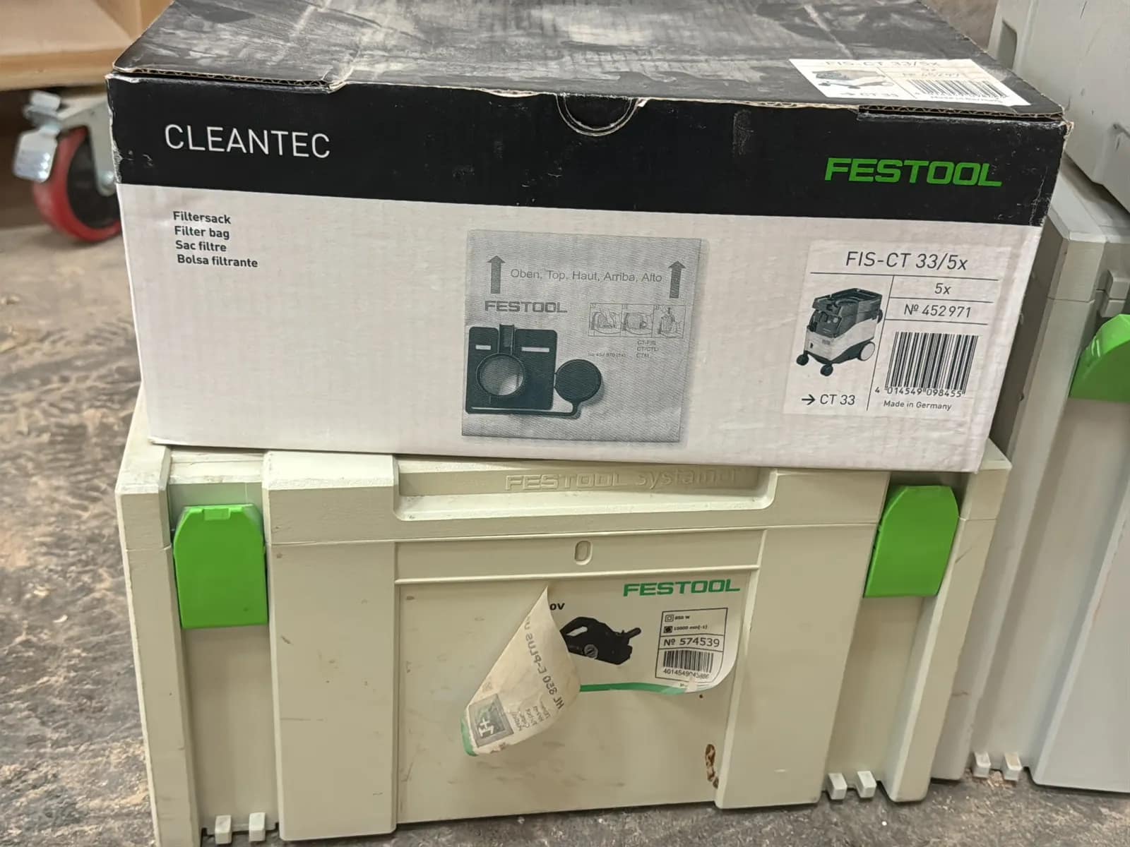 Festool Cases (empty) And Vacuum Filters, photo 6 of 8