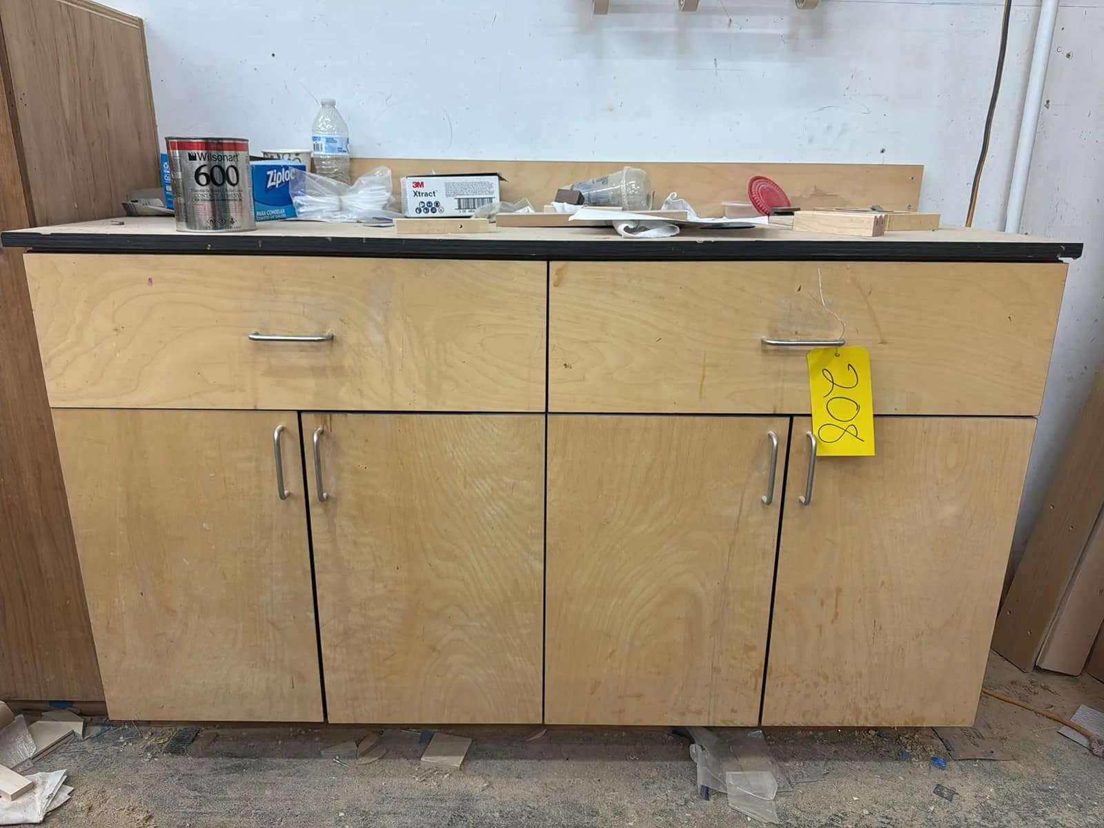 Contents Of Corner: Cabinet With Contents, Assorted Wood And More, photo 2 of 8