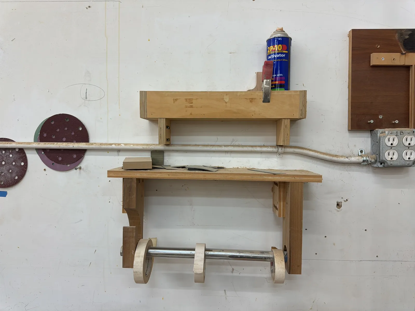 Contents Of Corner: Cabinet With Contents, Assorted Wood And More, photo 7 of 8