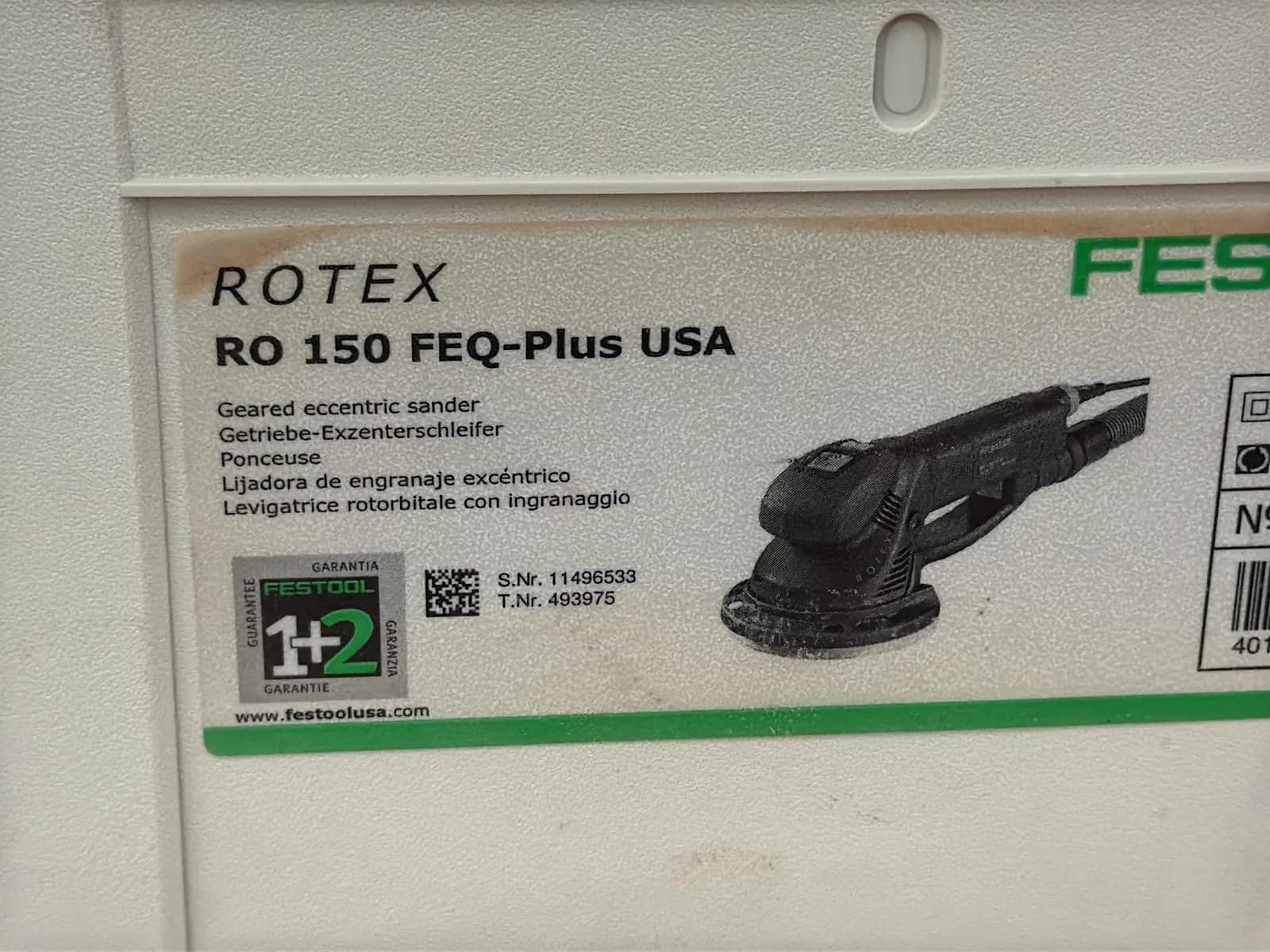 Festool Rotex RO 150 FEQ Plus, photo 2 of 6