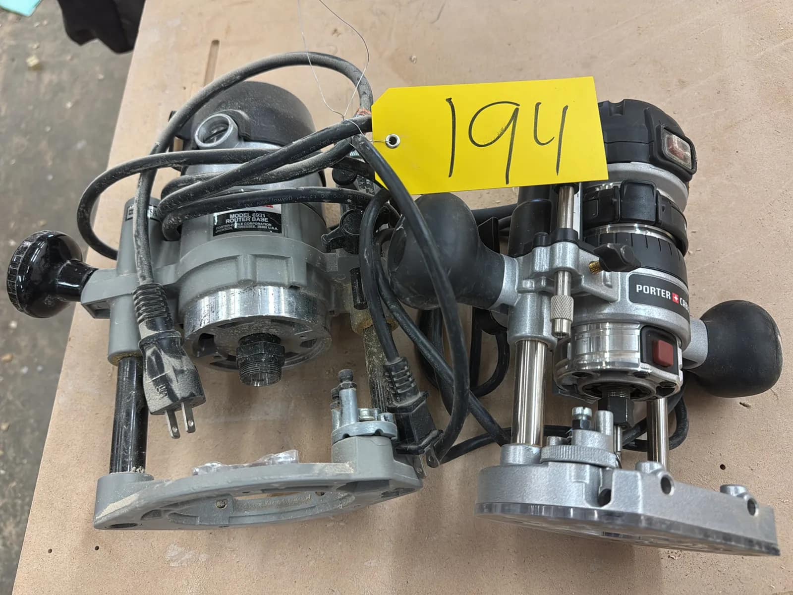 (2) Porter Cable Routers, photo 1 of 7