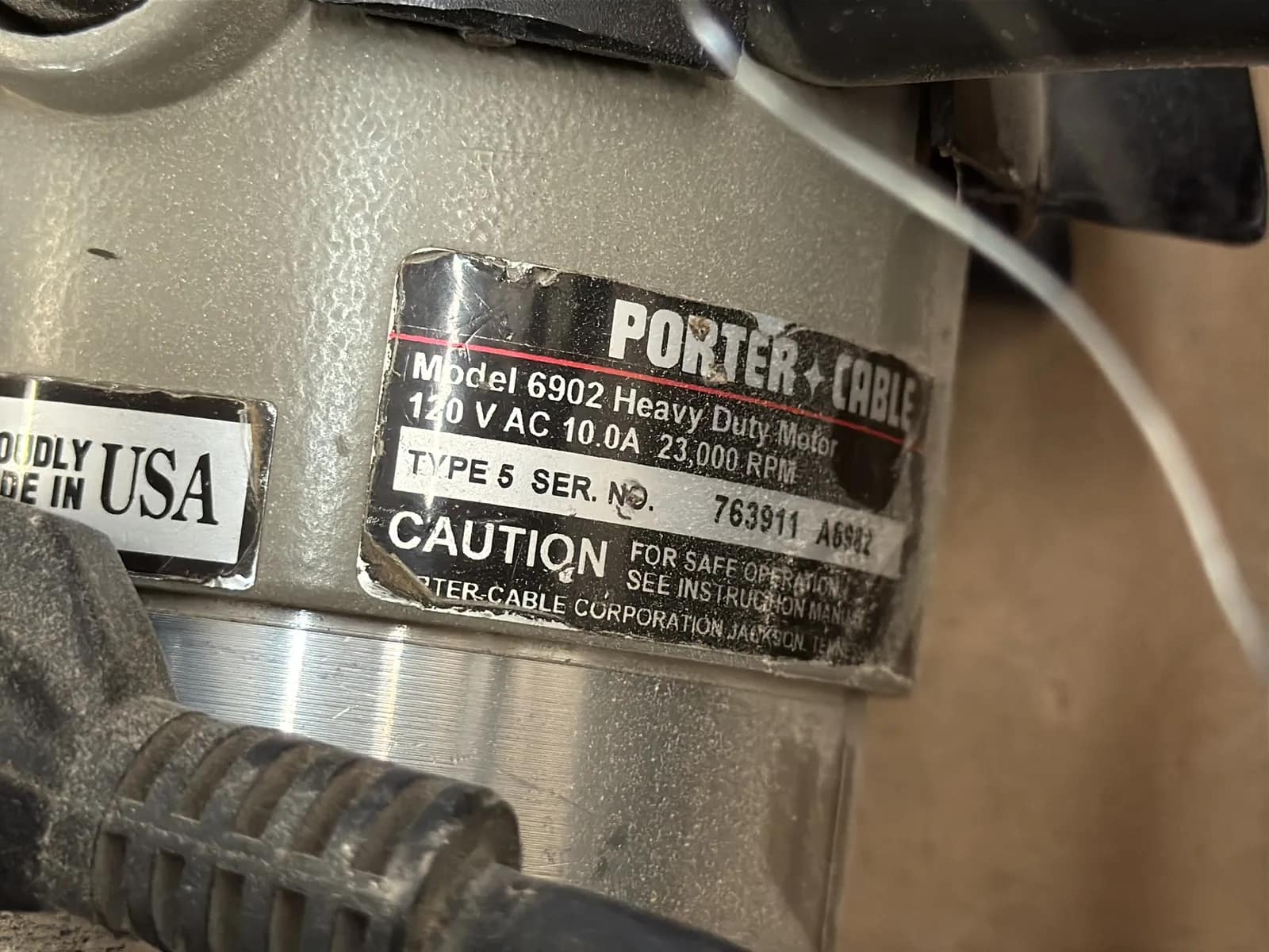 (2) Porter Cable 6902 Routers, photo 3 of 6
