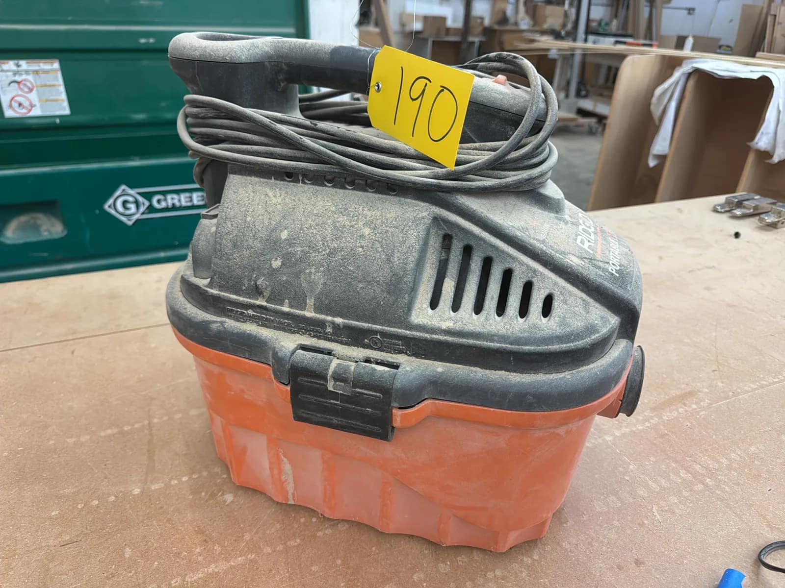 Ridgid Portable Vacuum, photo 1 of 5