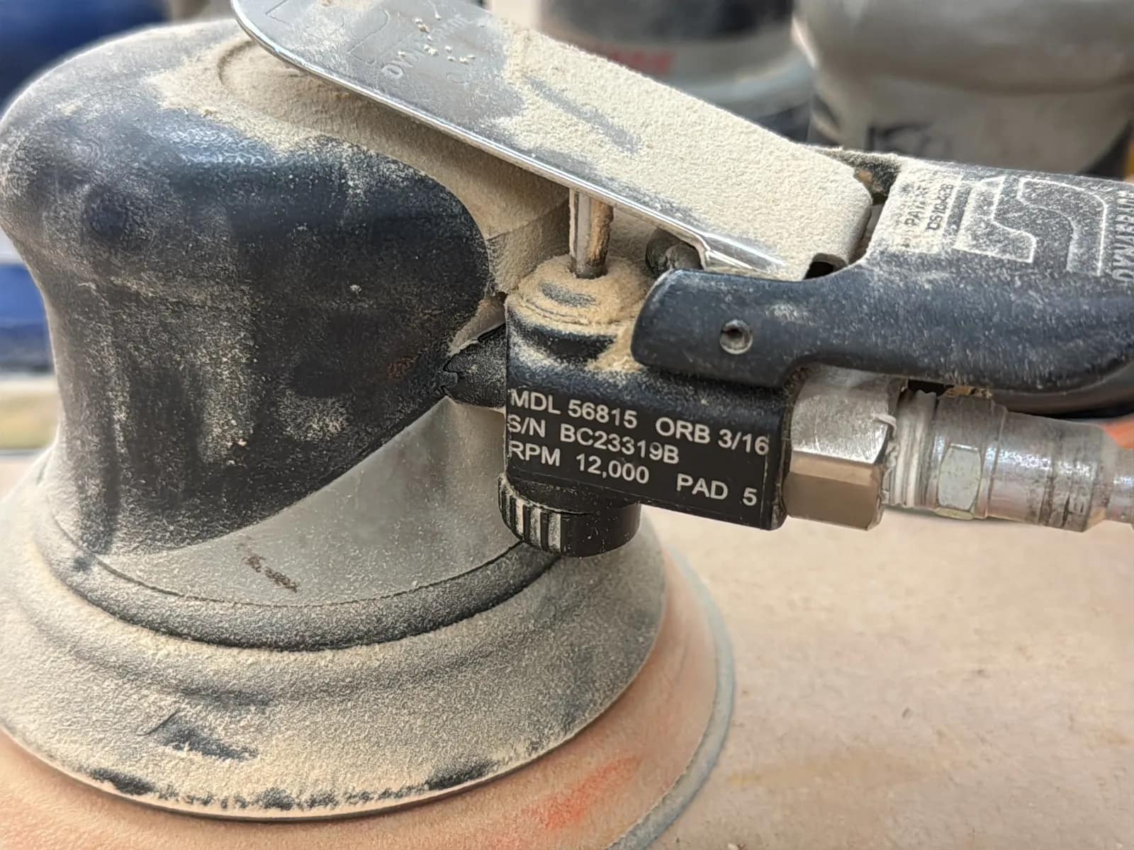 (4) Ekasand And Dynabrade Orbital Pneumatic Sanders, photo 7 of 8