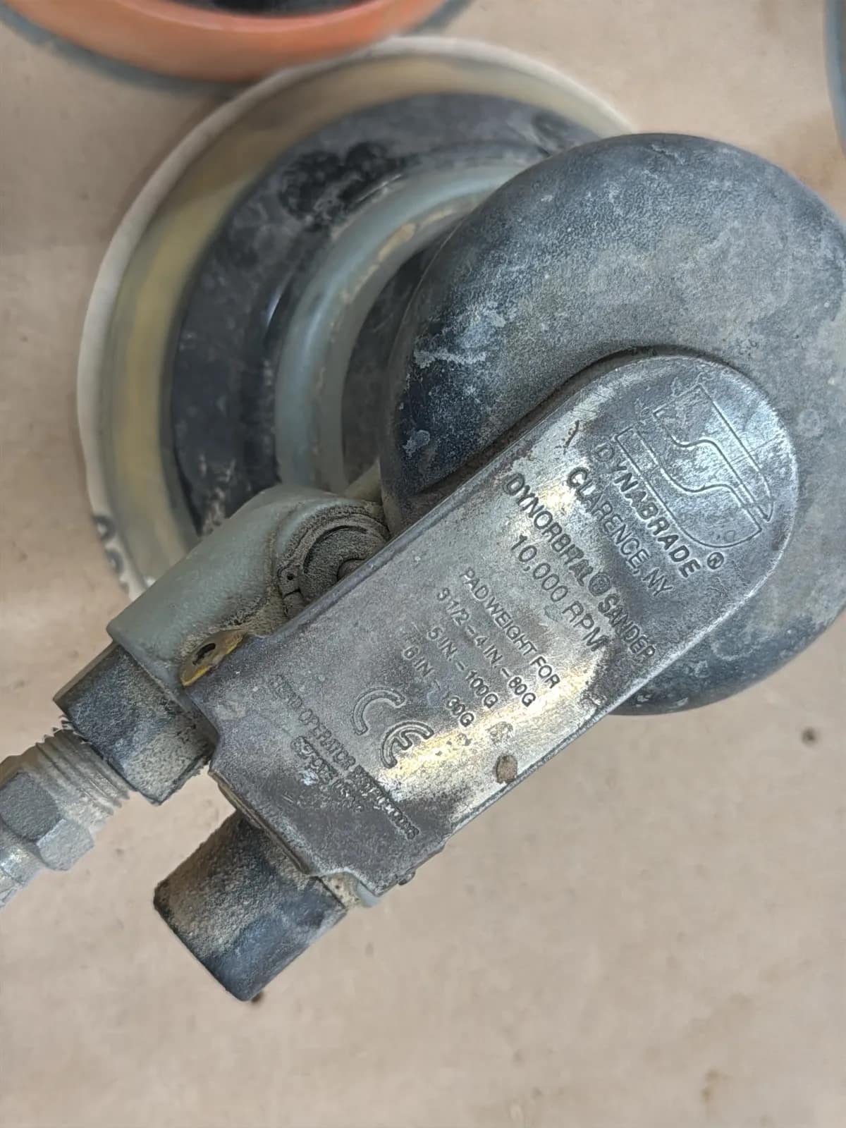 (4) Ekasand And Dynabrade Orbital Pneumatic Sanders, photo 3 of 8