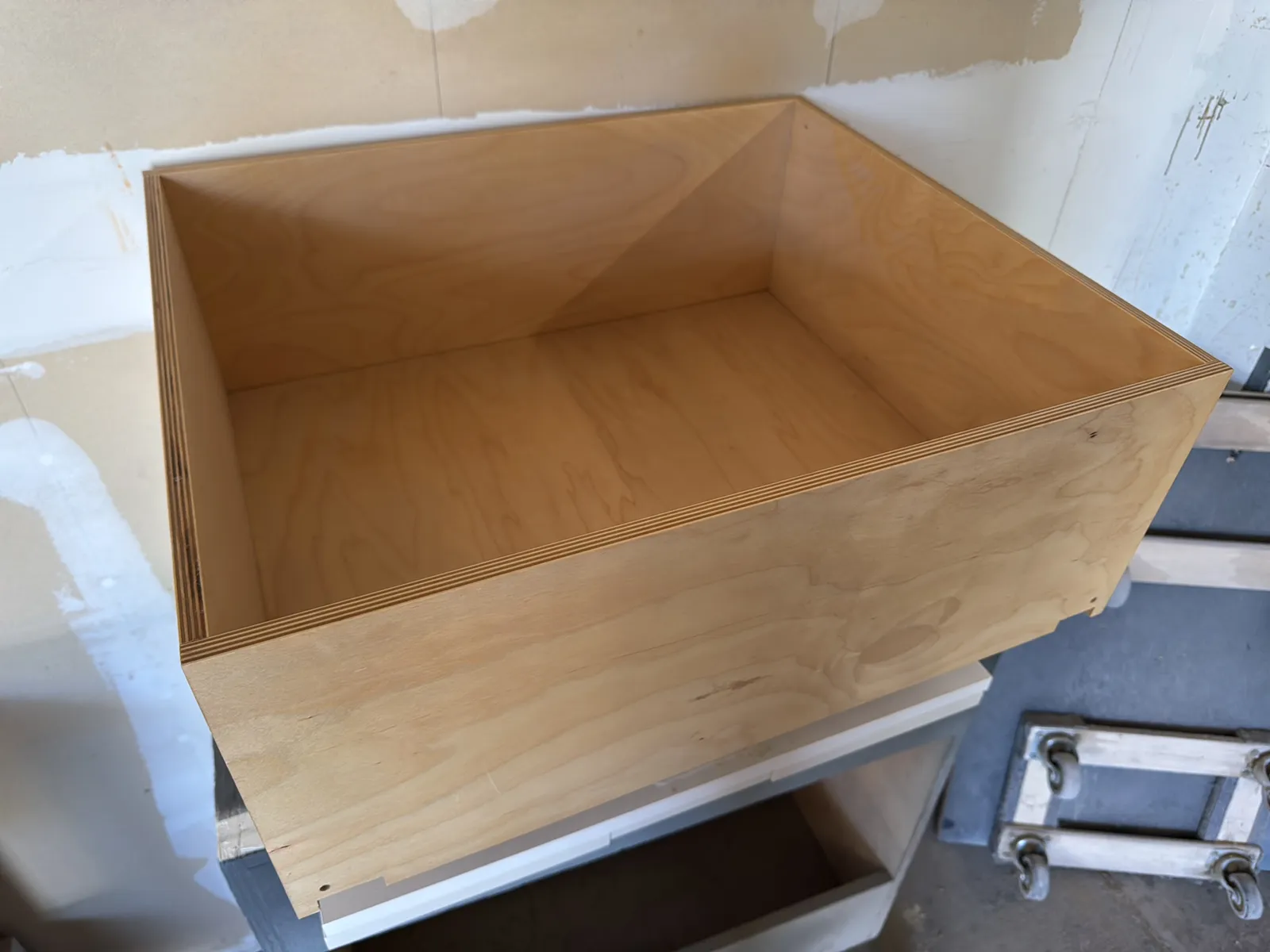 Custom Rolling Shop Cart And Cabinet With Assorted Wood, photo 8 of 9