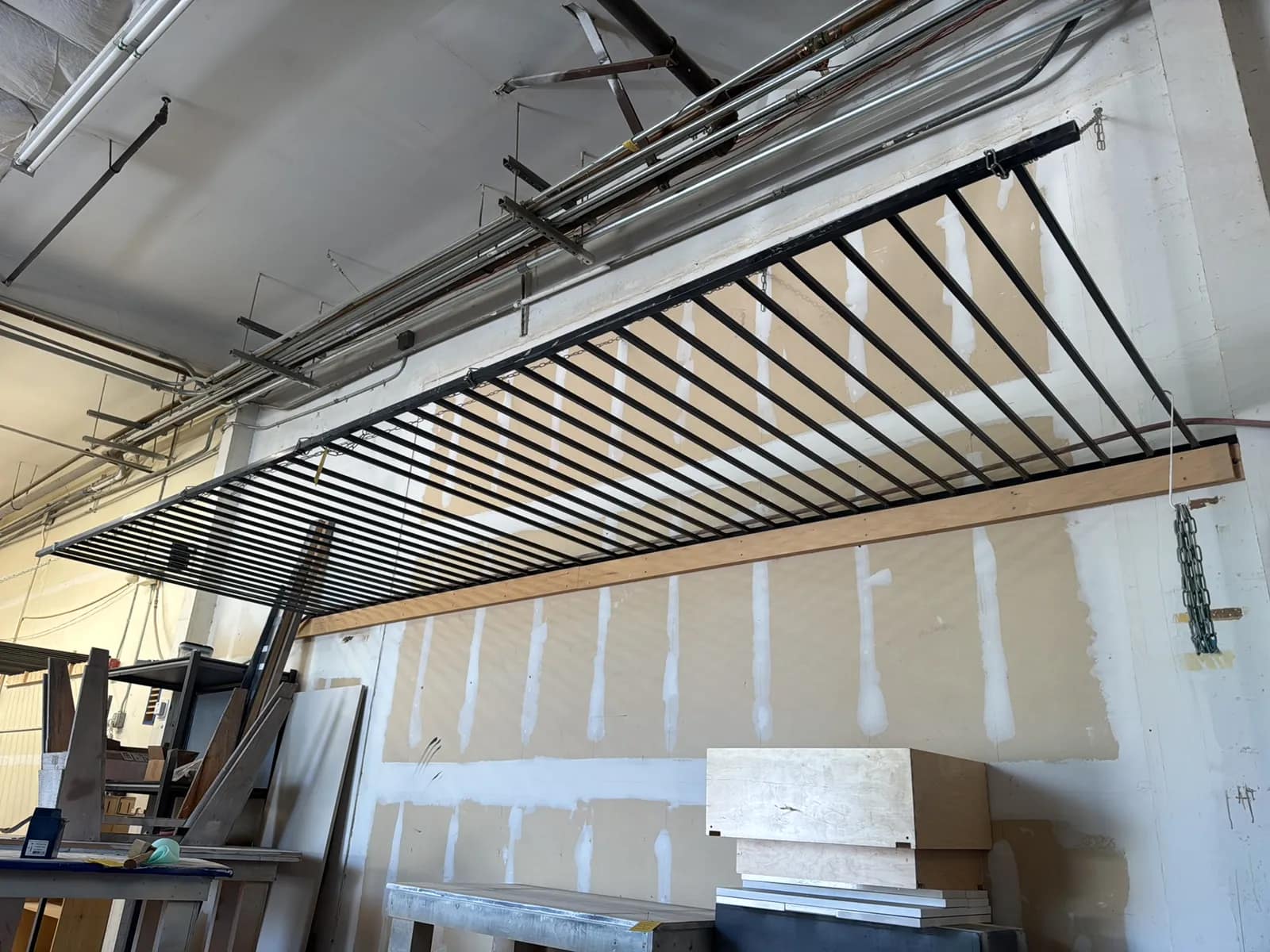 Wall Mounted Organization Rack 186”x58”, photo 2 of 6