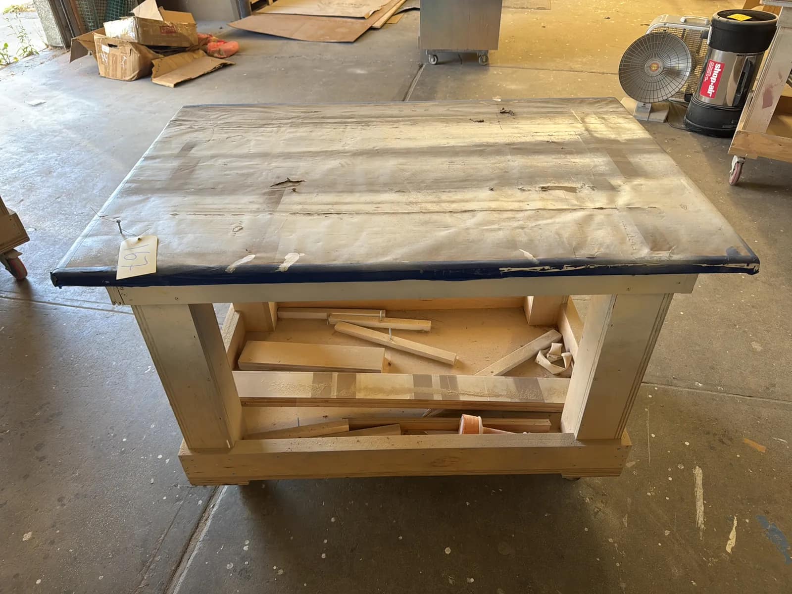Rolling Shop Table, photo 5 of 8