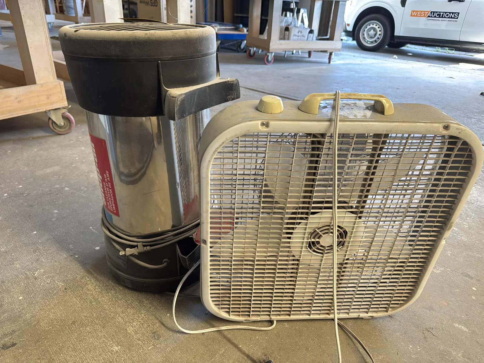 Bulk Lot: Fan, Heater And ShopAir Air Cleaner, photo 4 of 5