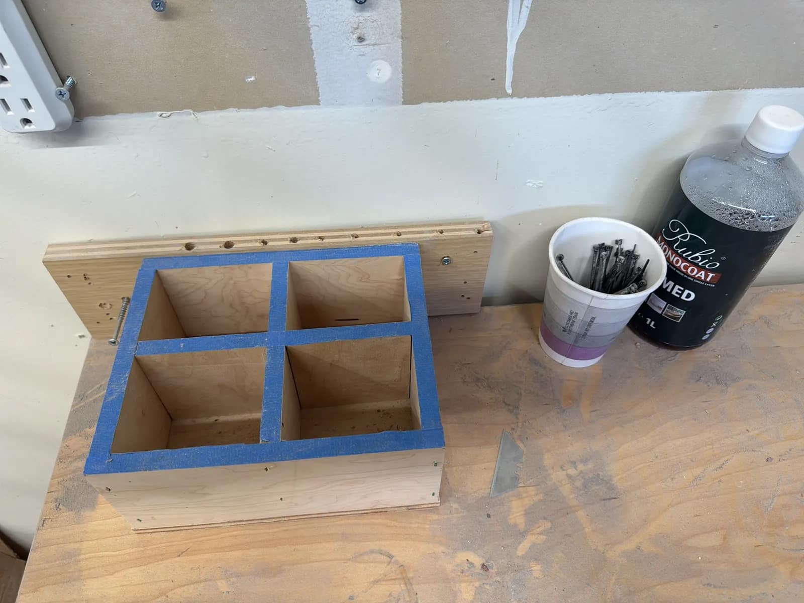 Wood Cabinet With Contents, photo 6 of 7