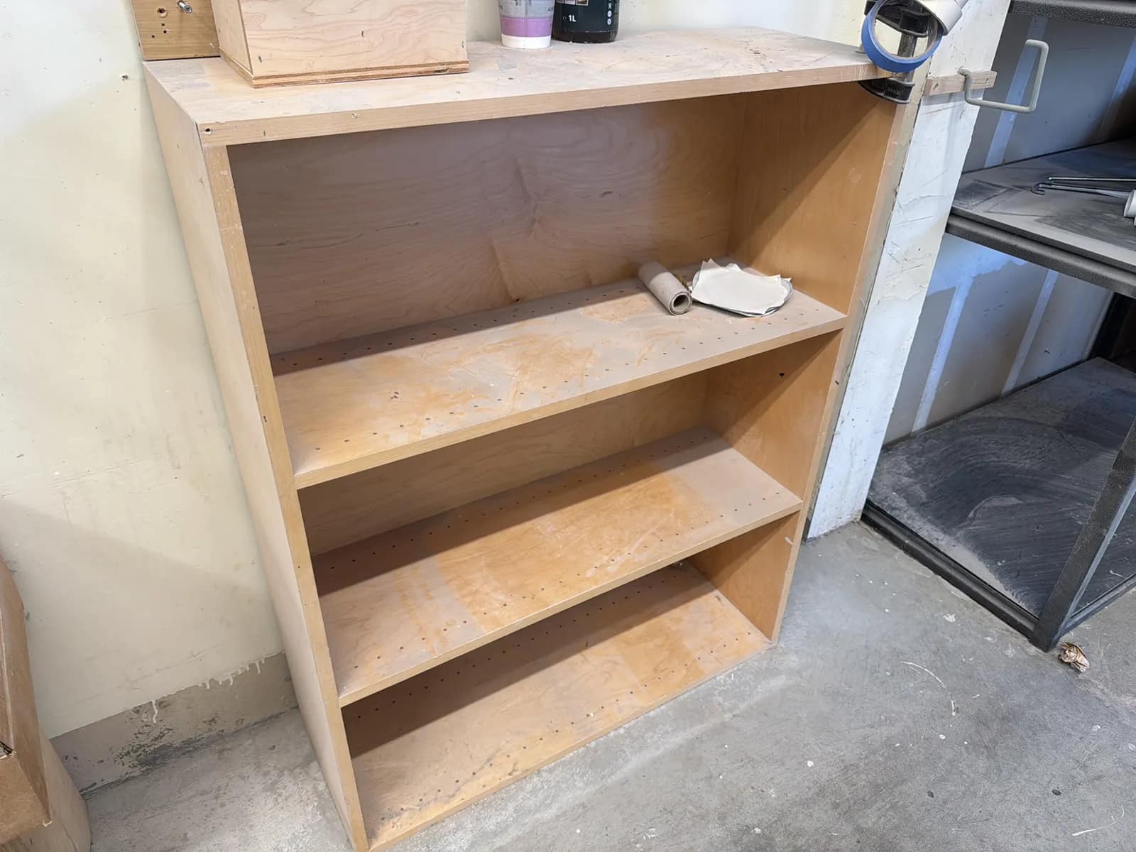 Wood Cabinet With Contents, photo 2 of 7