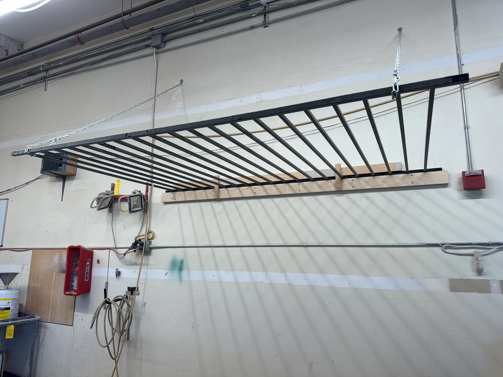 Wall Mounted Organization Rack 93”x58”, photo 1 of 5