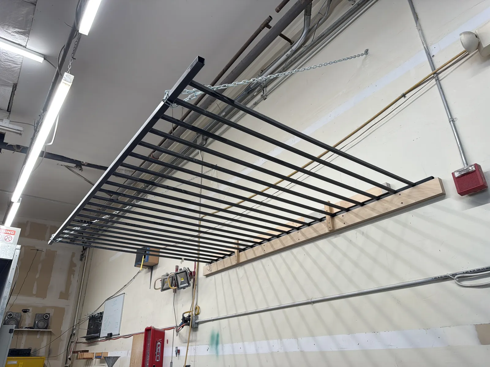 Wall Mounted Organization Rack 93”x58”, photo 2 of 5