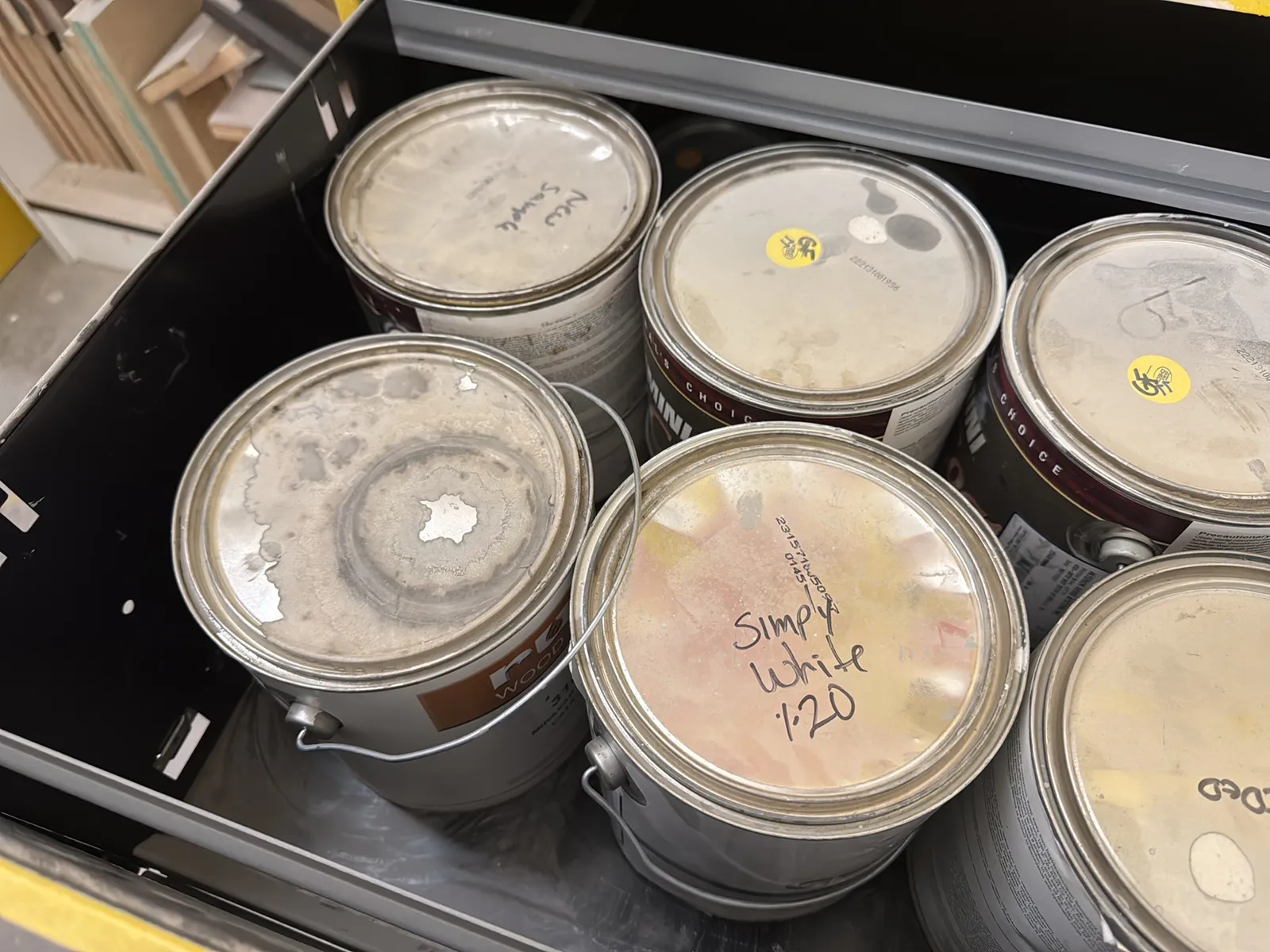 Steel Cabinet With Contents: Assorted Paints And More, photo 8 of 10