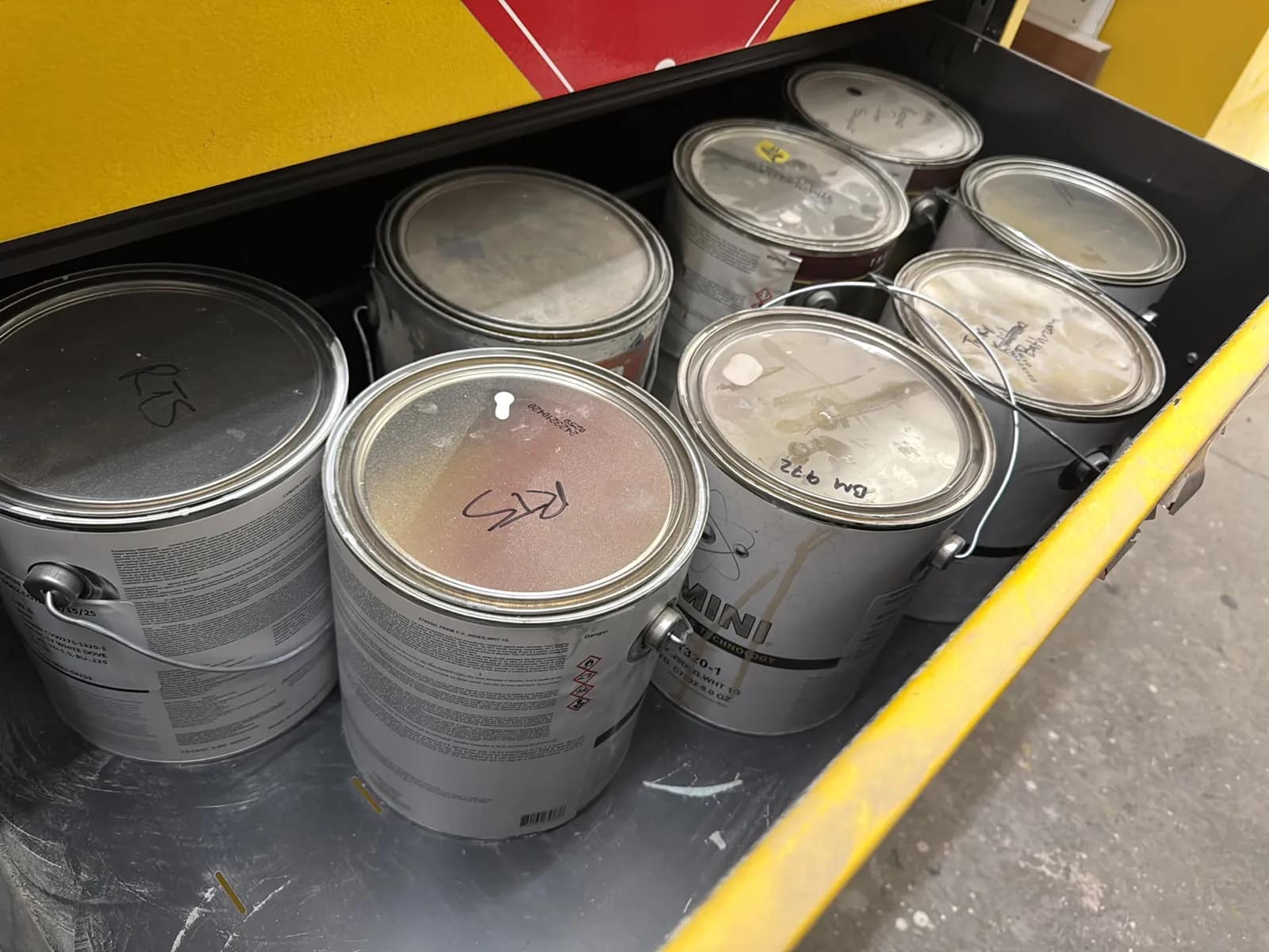 Steel Cabinet With Contents: Assorted Paint, photo 5 of 8