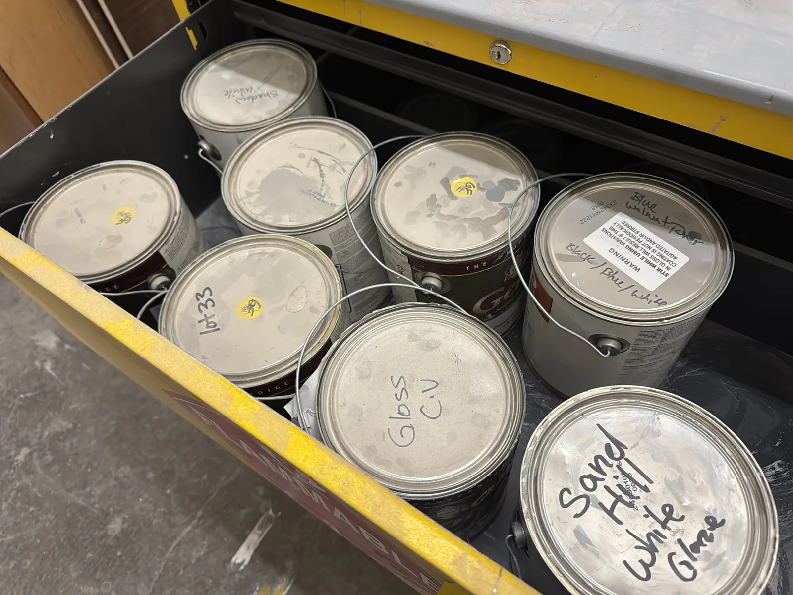 Steel Cabinet With Contents: Assorted Paint, photo 3 of 6