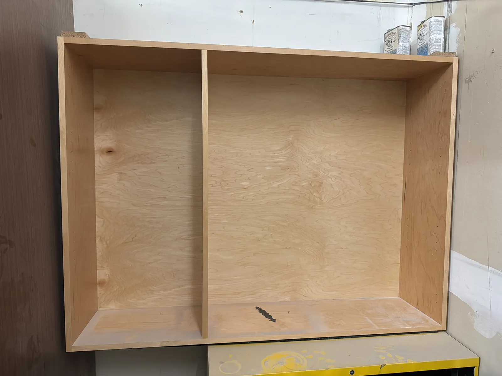 Steel Cabinet With Contents (Assorted Stains) And Wood Cabinet, photo 5 of 13