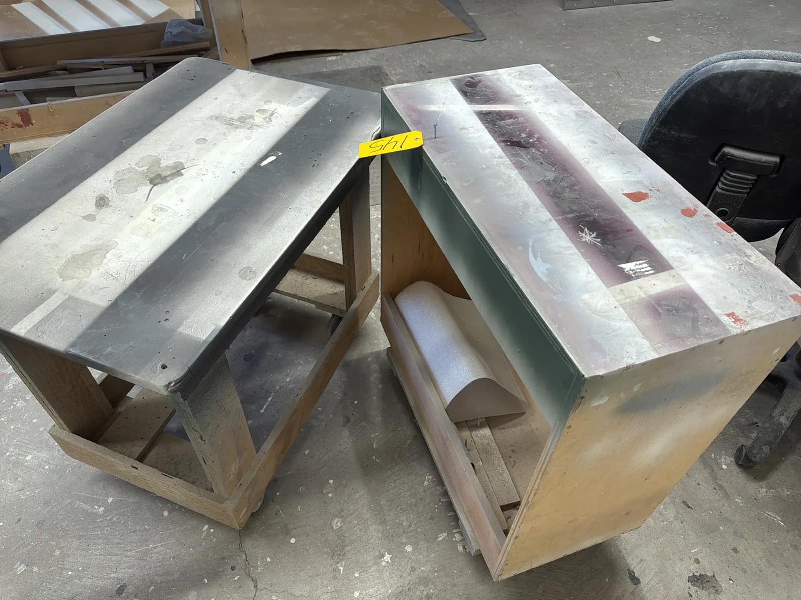 (2) Rolling Shop Carts, photo 8 of 9