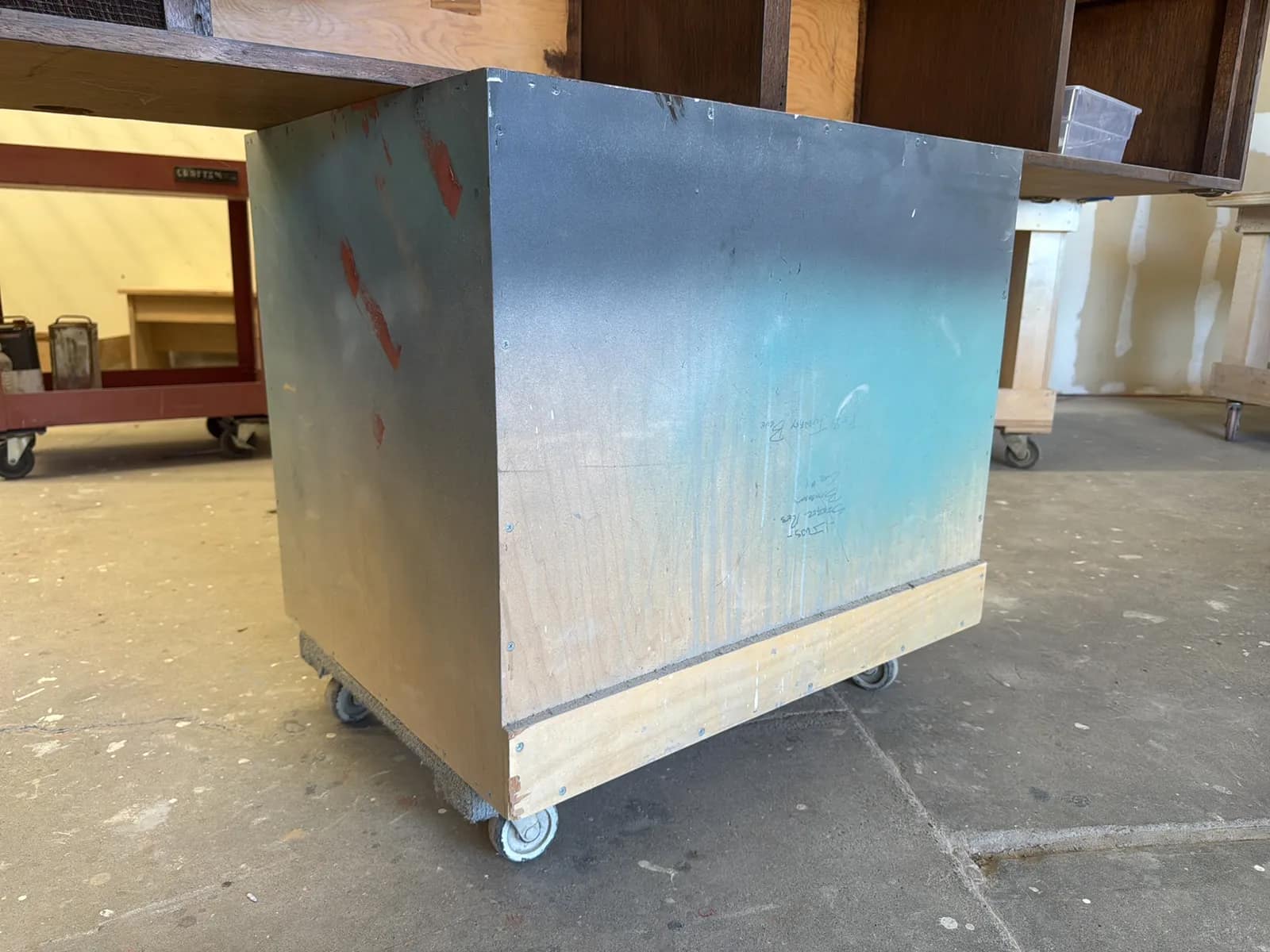 Custom Rolling Table With Magnavox Cabinet, photo 3 of 11