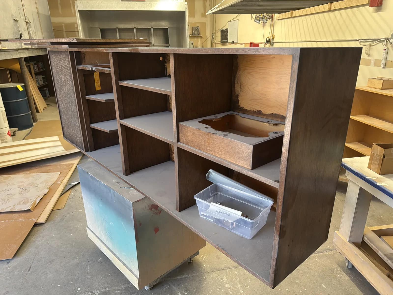 Custom Rolling Table With Magnavox Cabinet, photo 11 of 11