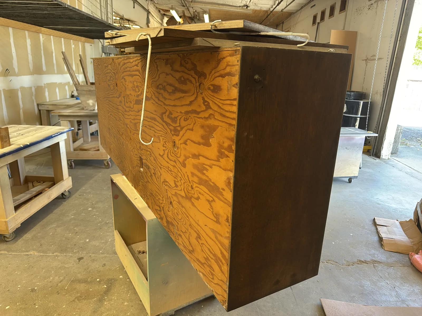 Custom Rolling Table With Magnavox Cabinet, photo 8 of 11