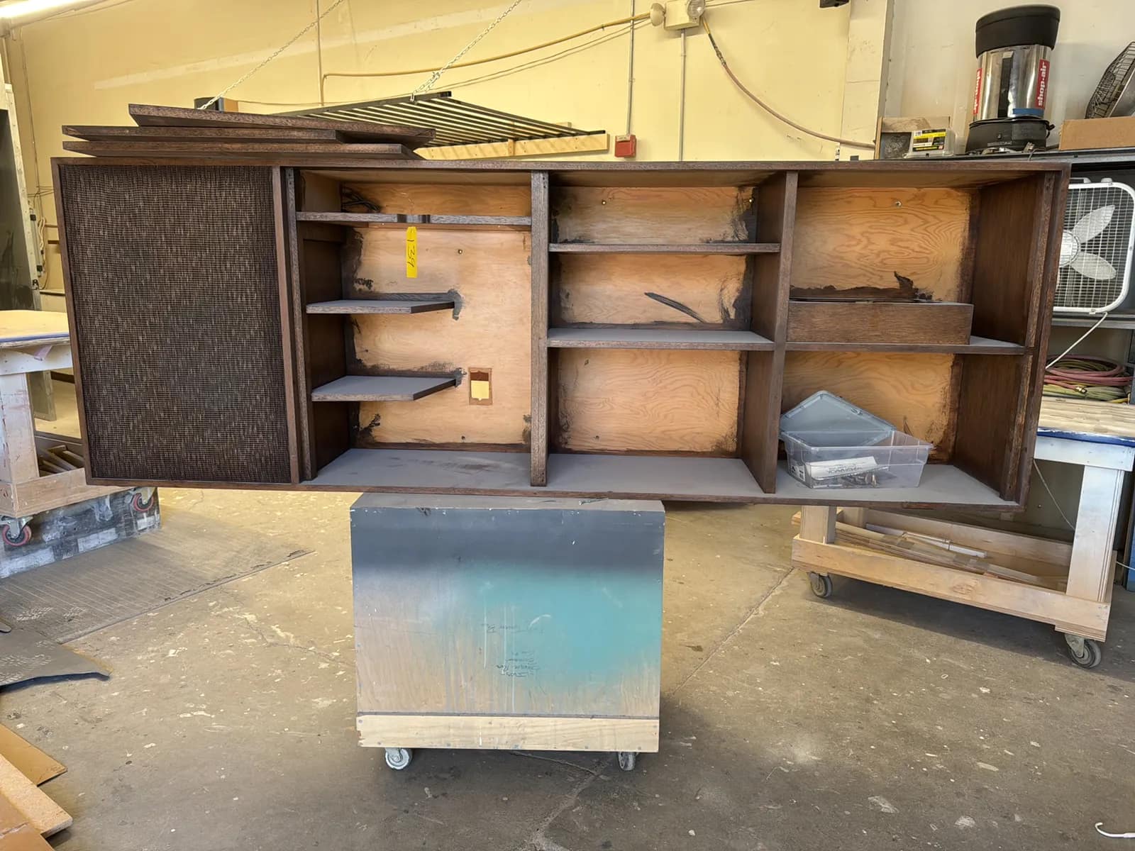 Custom Rolling Table With Magnavox Cabinet, photo 1 of 11