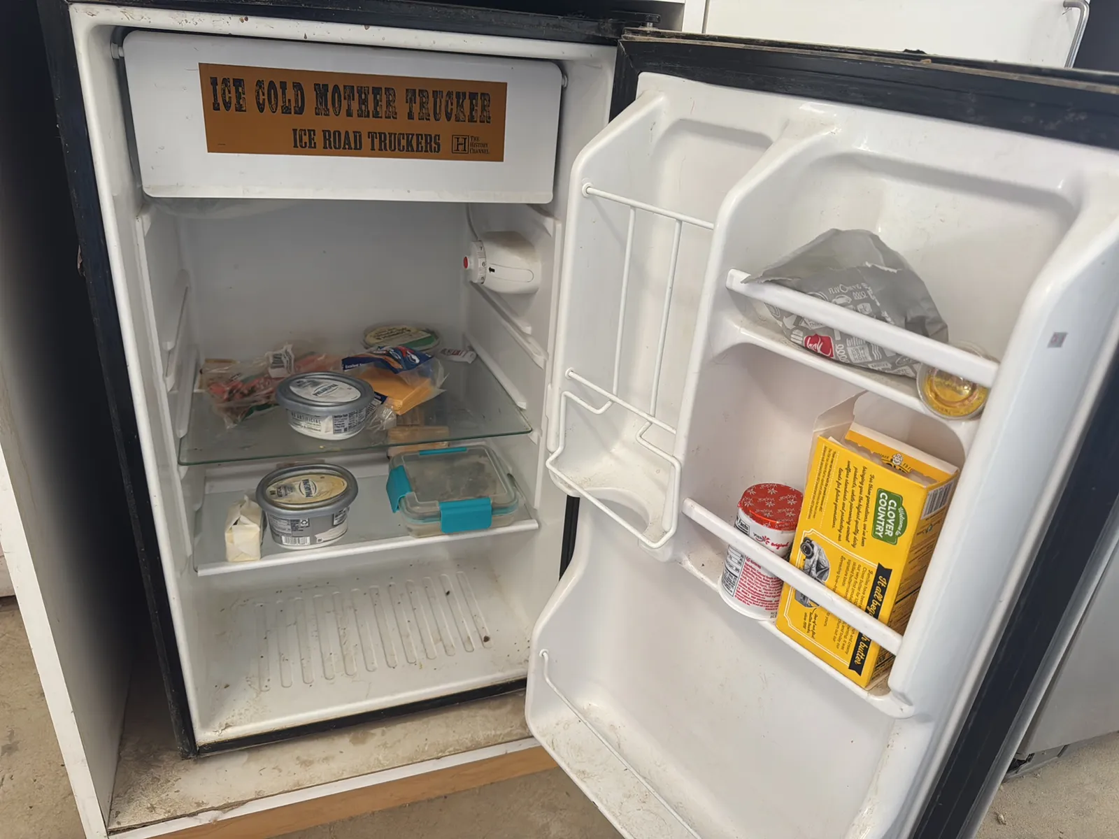 Cabinet With Contents: Mini Fridge, Microwave, Toaster Oven And More, photo 8 of 9
