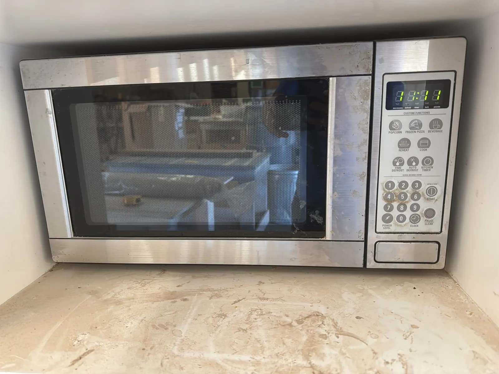 Cabinet With Contents: Mini Fridge, Microwave, Toaster Oven And More, photo 5 of 9