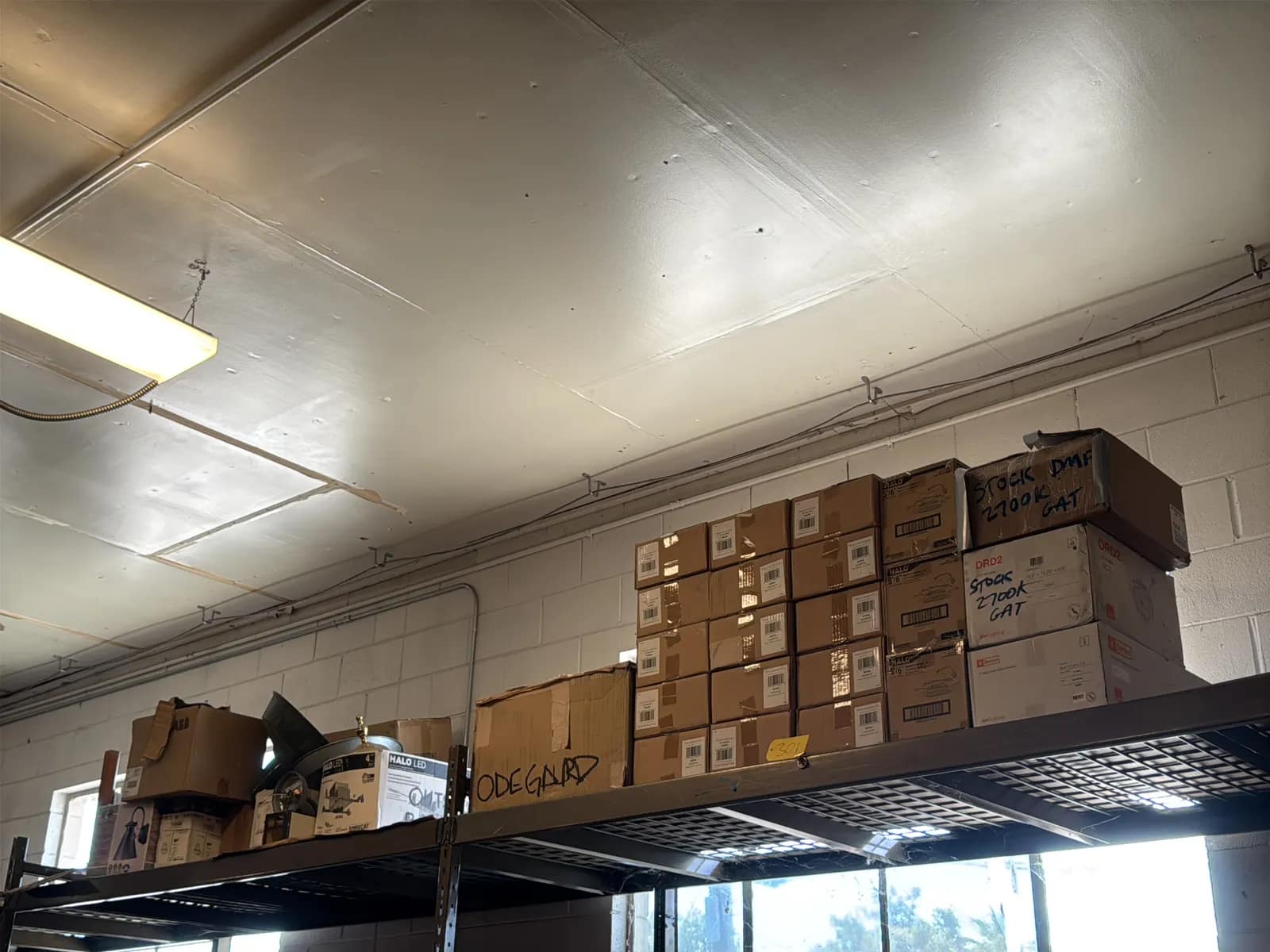 Contents Of Top Shelf: Assorted Electrical Supply, Fixtures And More, photo 1 of 10