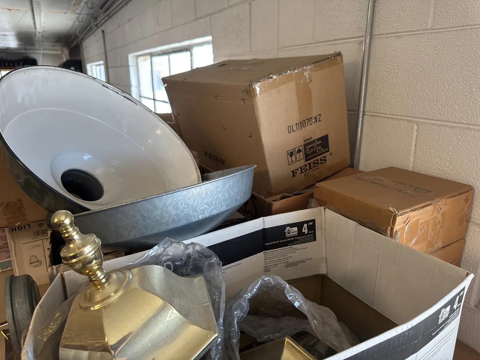 Contents Of Top Shelf: Assorted Electrical Supply, Fixtures And More, photo 10 of 10